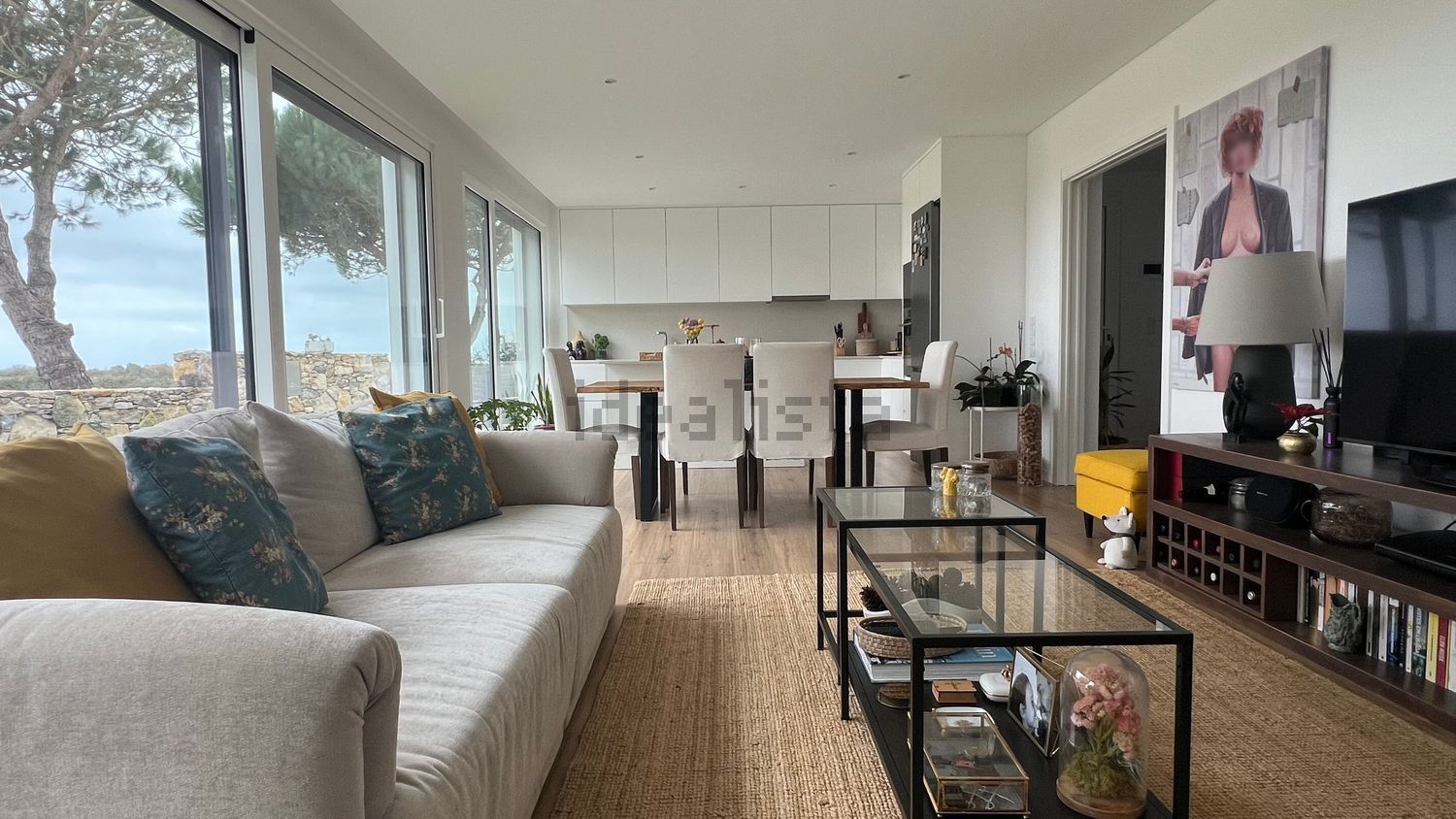 出租双拼别墅在Caminho do Figueiredo, 6 - 客厅