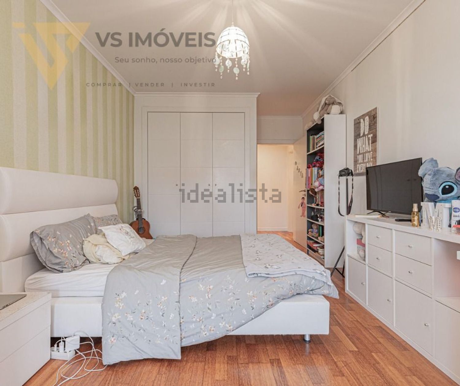 出租公寓 t2在Rua dos Faisões - 卧室