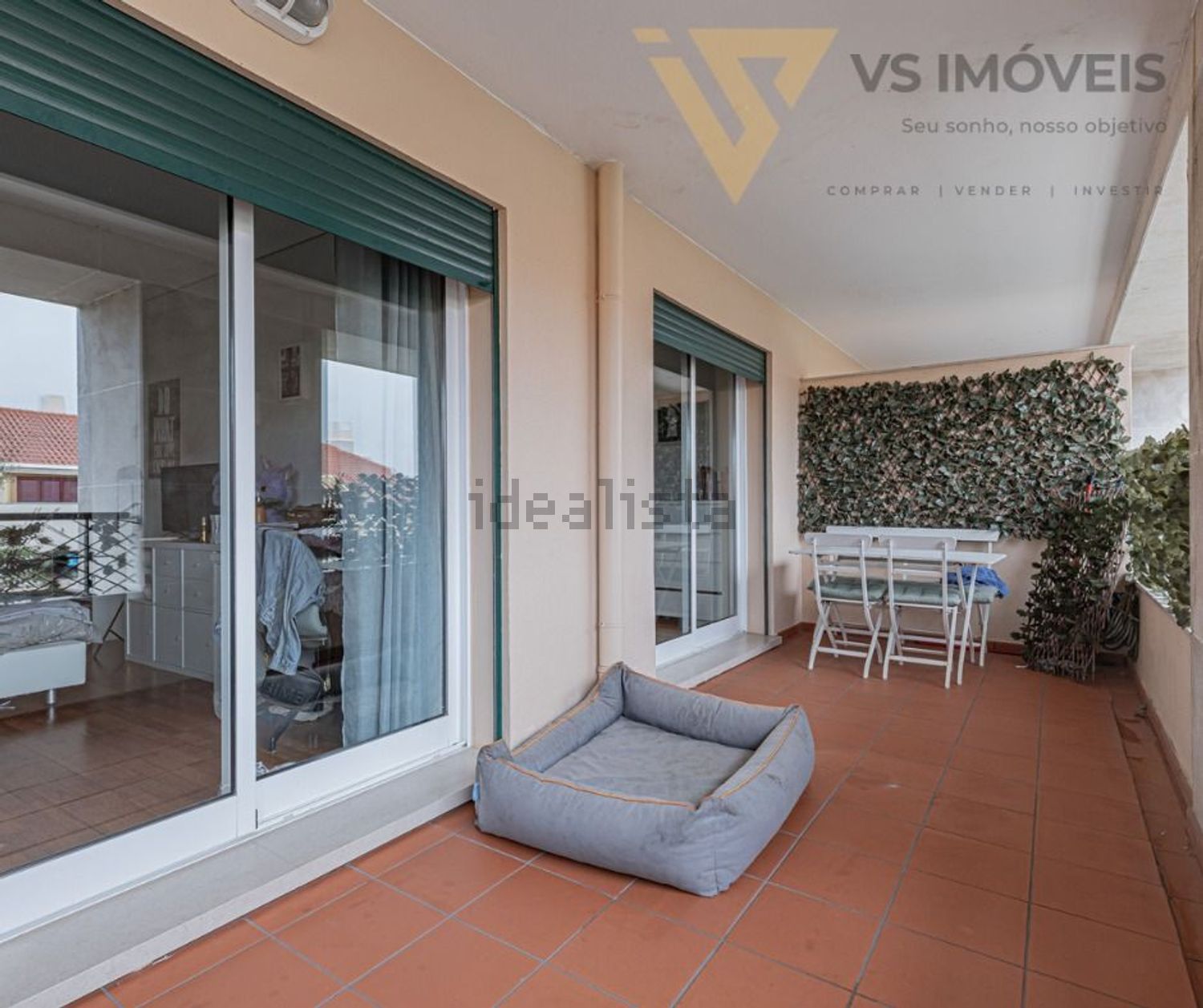 出租公寓 t2在Rua dos Faisões - 阳台