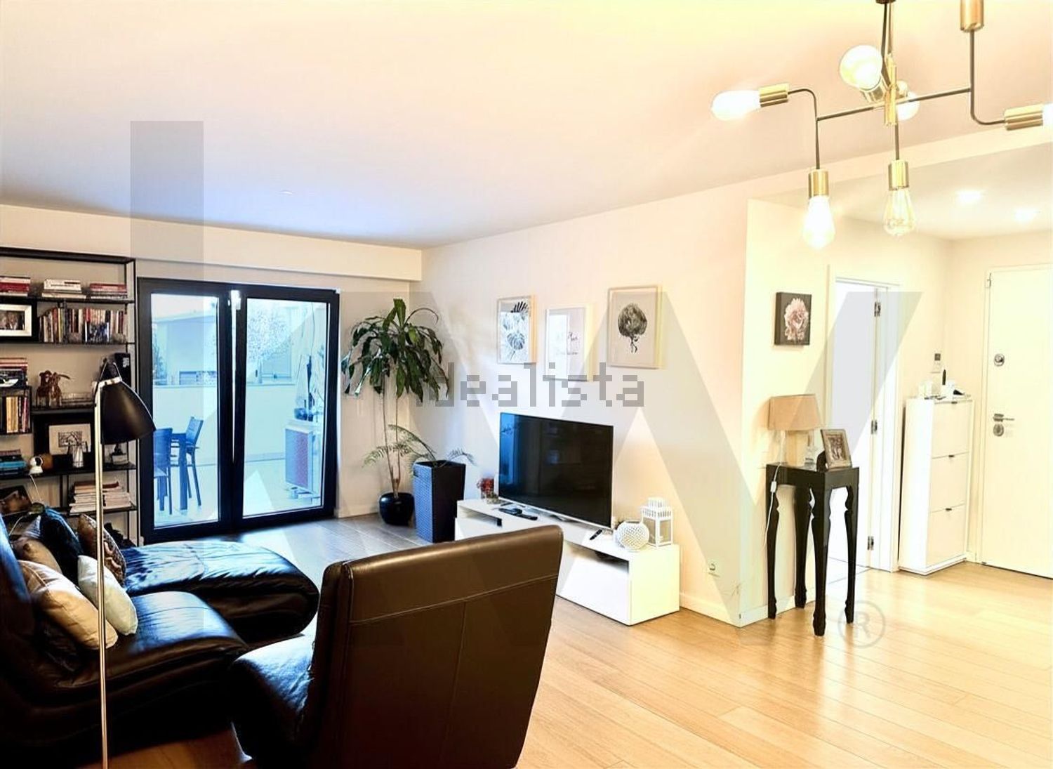 出租公寓 t2在Rua das Flores s/n - 客厅