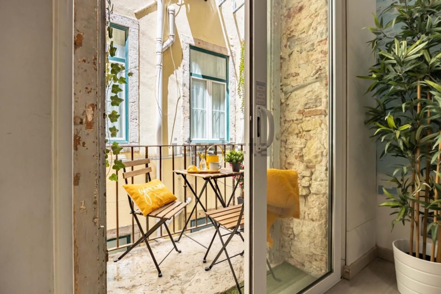 出租房间在Rua da Prata - 阳台