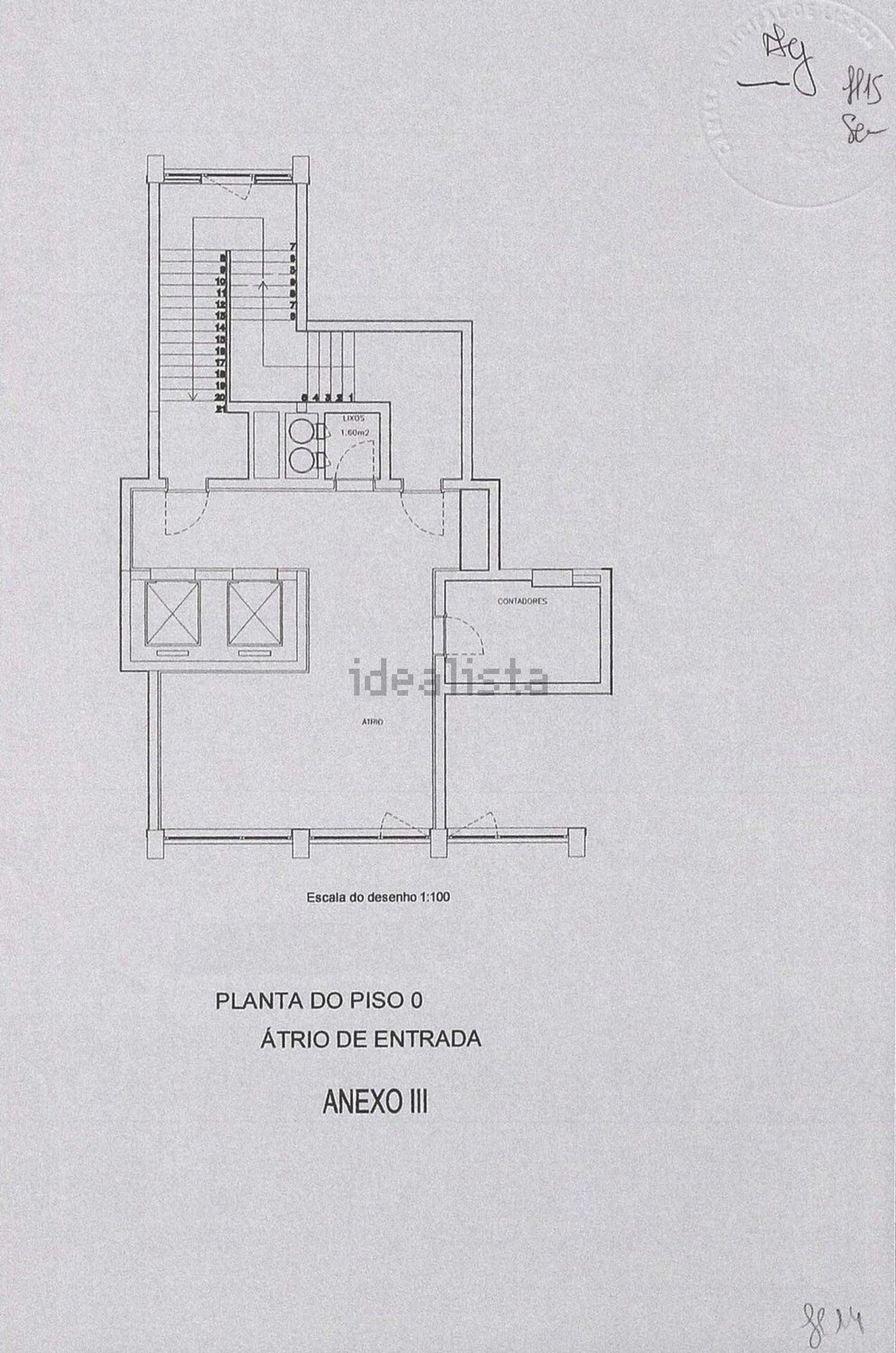 公寓 t4出售在Rua Gaivotas em Terra - 平面图