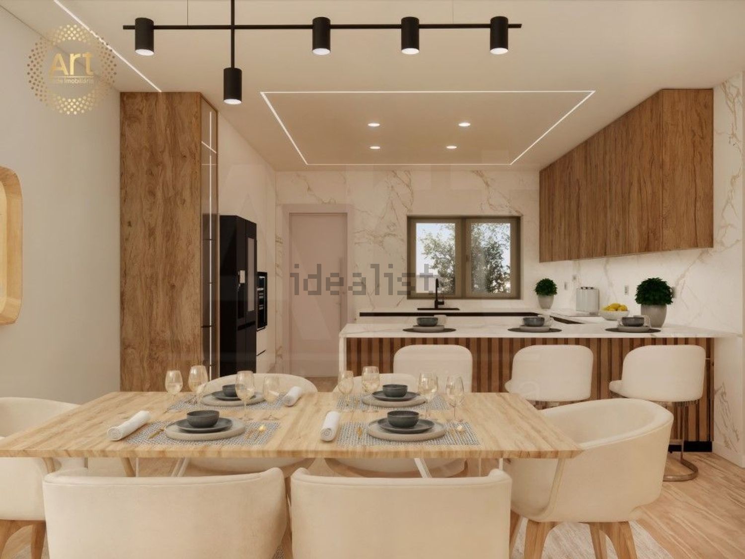 小楼房或独栋别墅出售在Avenida Principal - 厨房