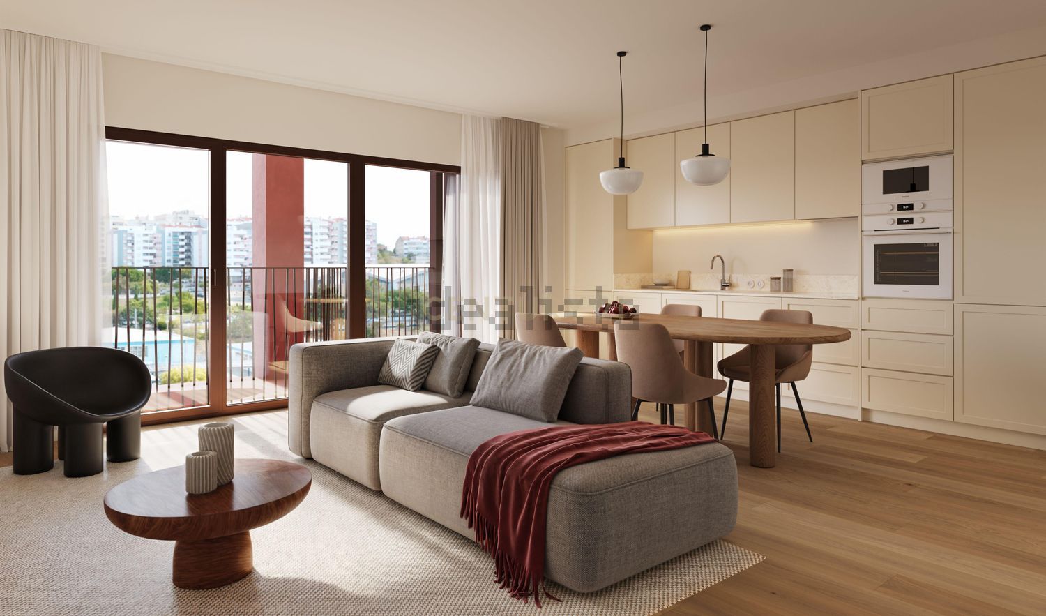 公寓 t2出售在Alameda de Guerra Junqueiro, 3 , Bloco b - 客厅