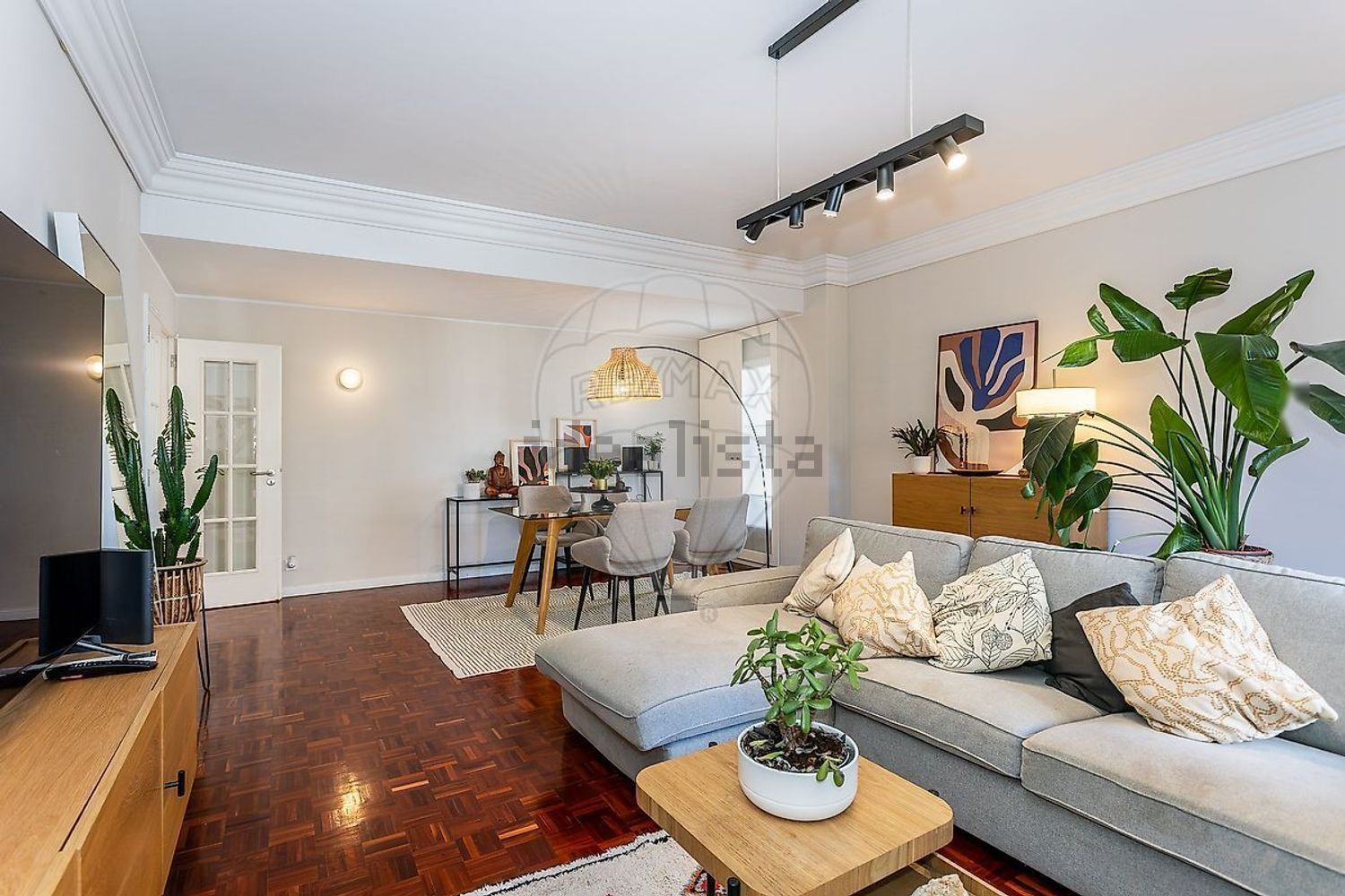 出租公寓 t3在Rua Cidade de Rabat - 客厅