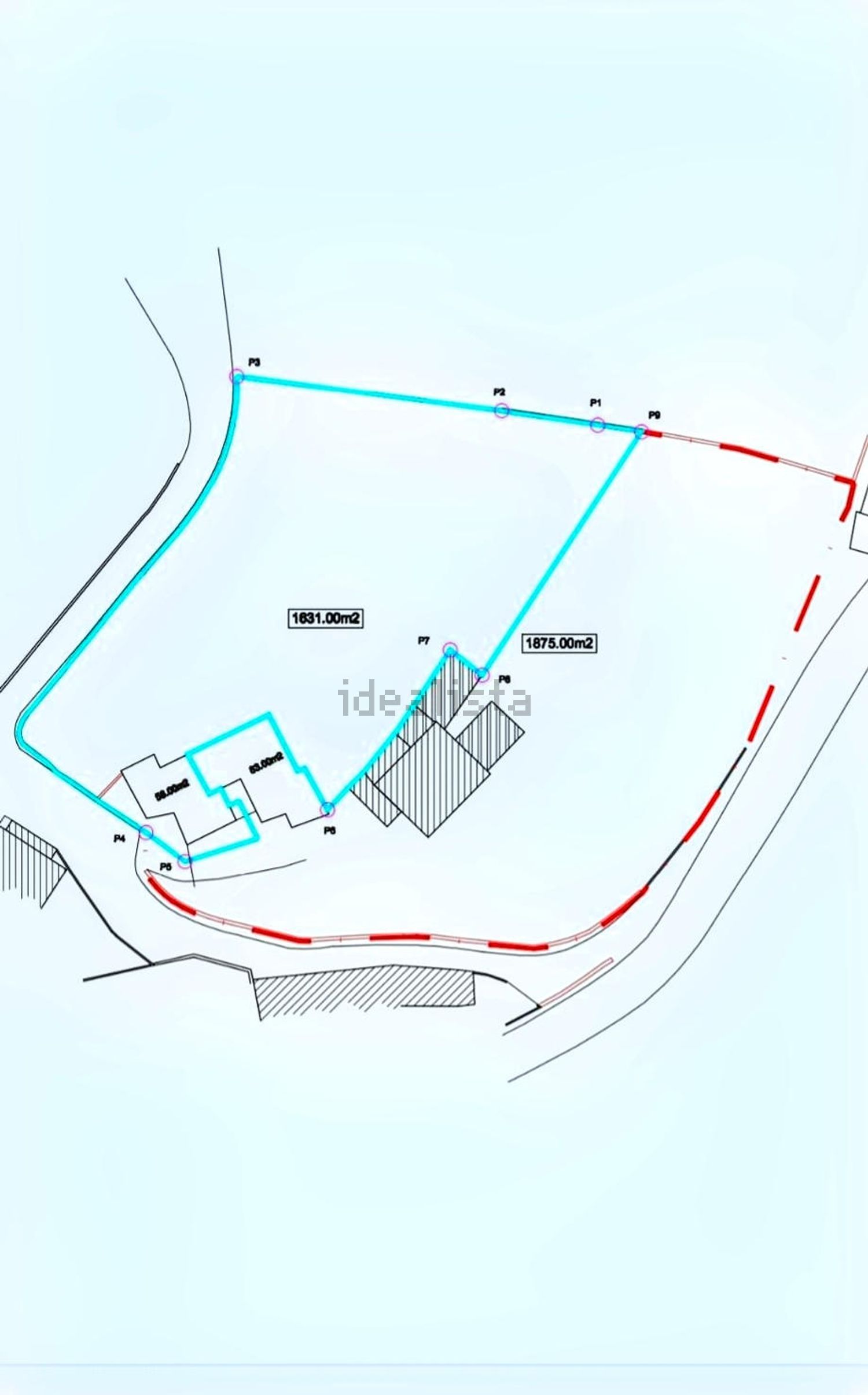 小楼房或独栋别墅出售Calçada do Balancil, 9 - 平面图