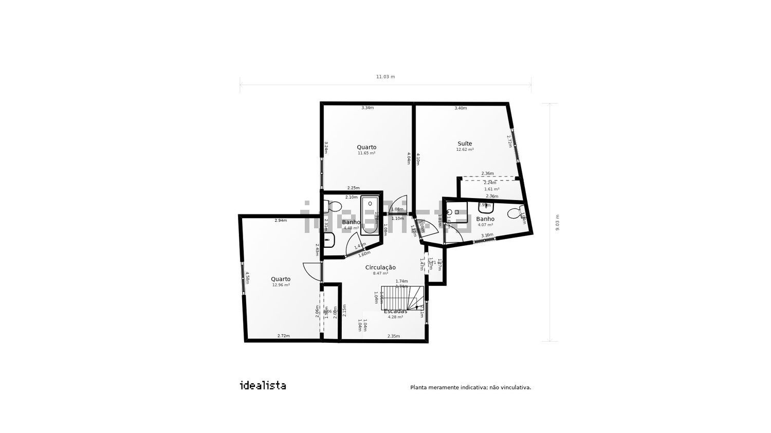 双拼别墅出售在Travessa do Poço Velho - 平面图
