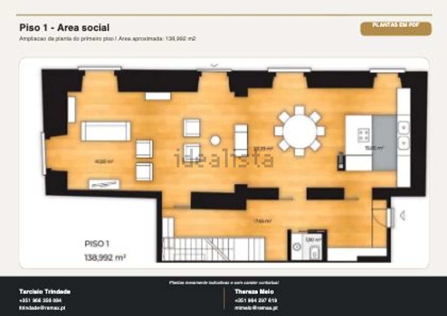 出租复式公寓Calçada da Cruz da Pedra - 平面图