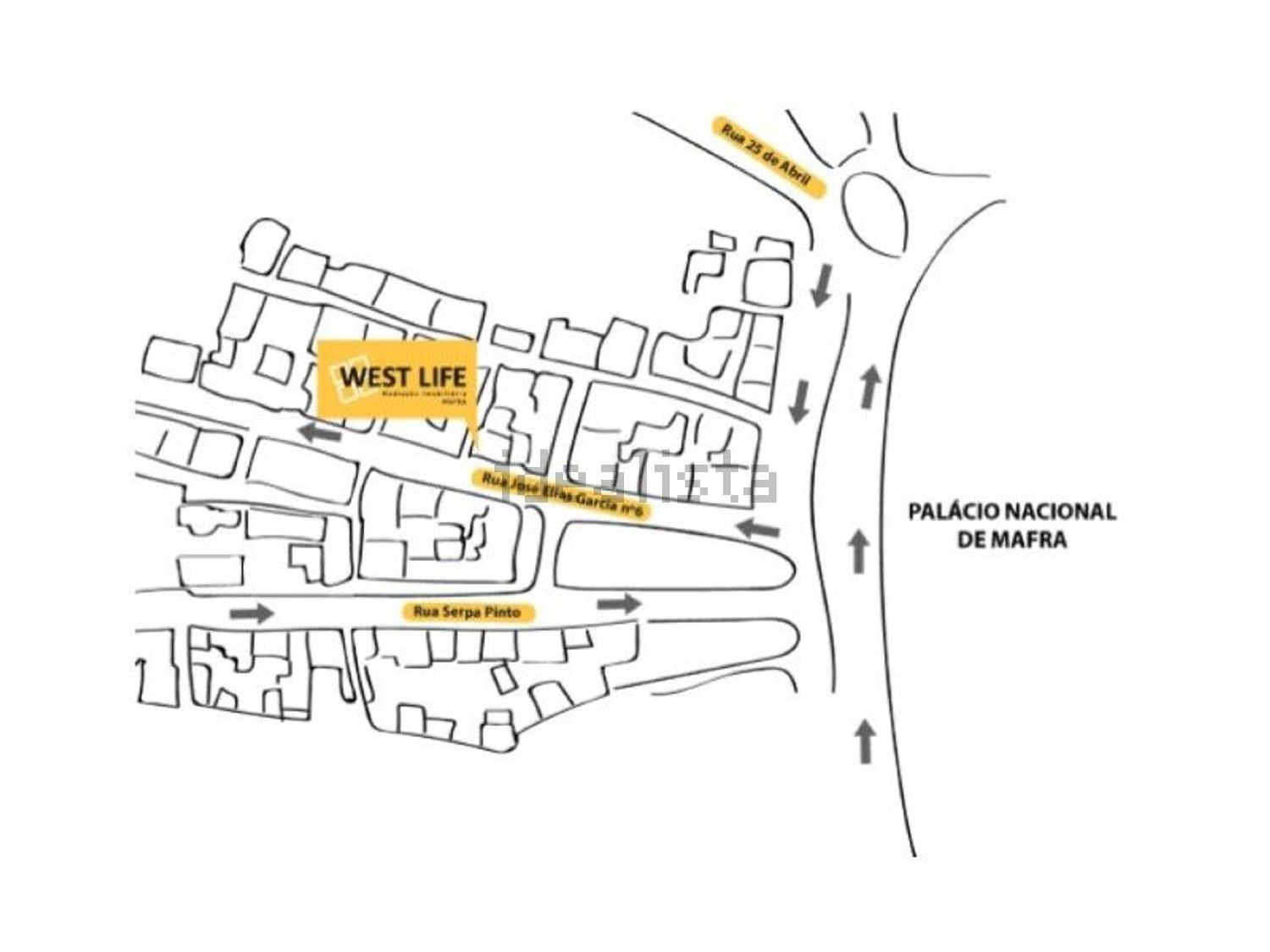 小楼房或独栋别墅出售在Vila de Colares - Mucifal - 平面图