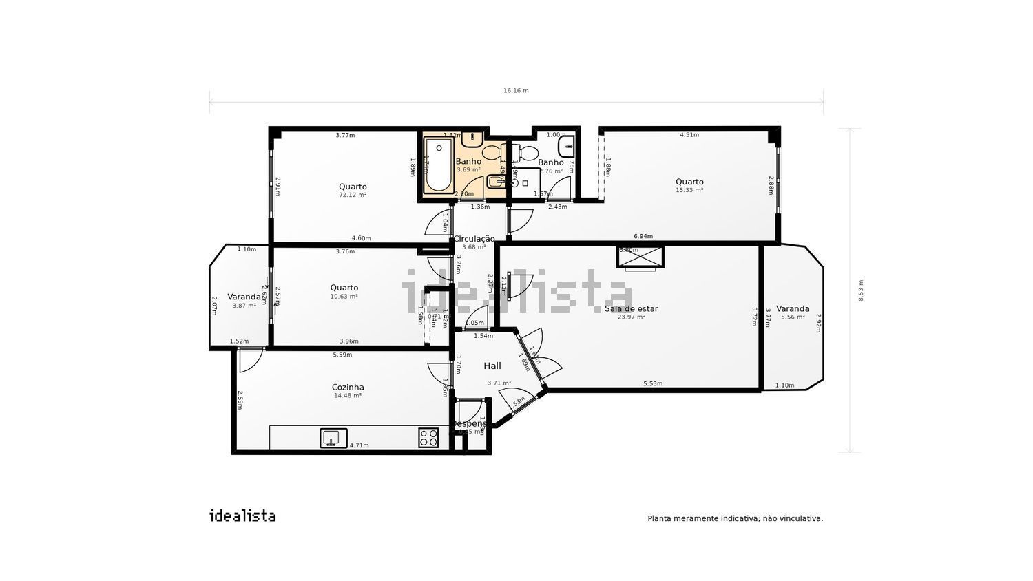 公寓 t3出售在Castanheira do Ribatejo e Cachoeiras - 平面图