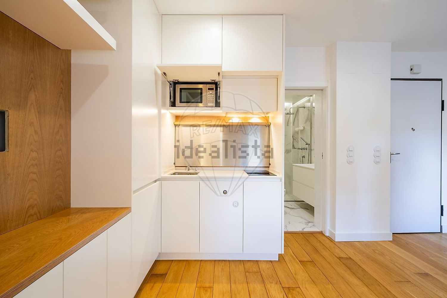 出租t0（单人公寓）在Rua Conde Almoster - 厨房