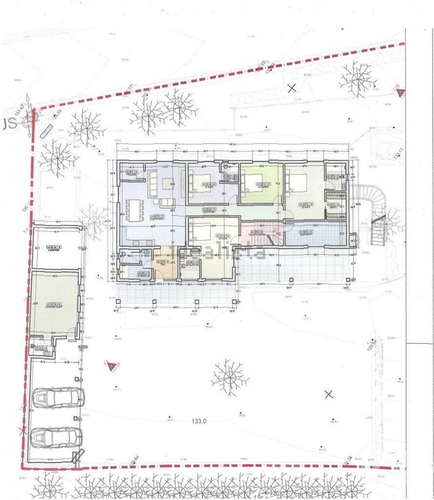 小楼房或独栋别墅出售在Castanheira do Ribatejo e Cachoeiras - 平面图