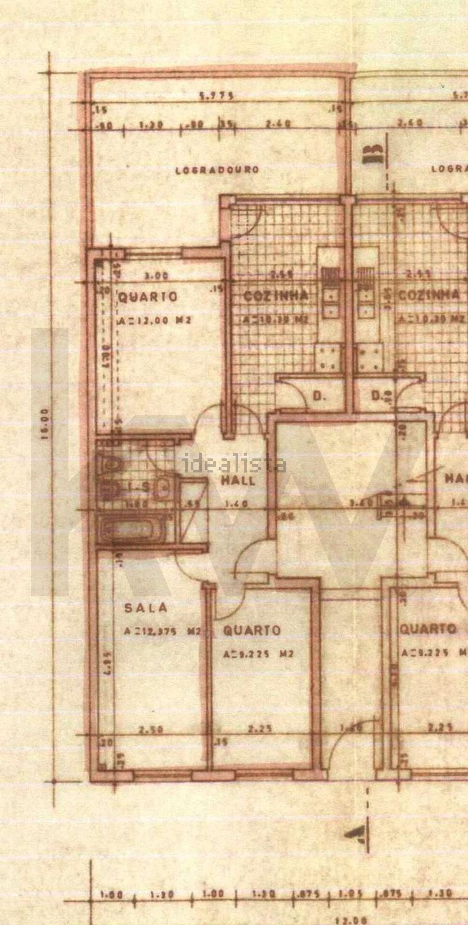 公寓 t2出售在Rua Azevedo Coutinho s/n - 平面图