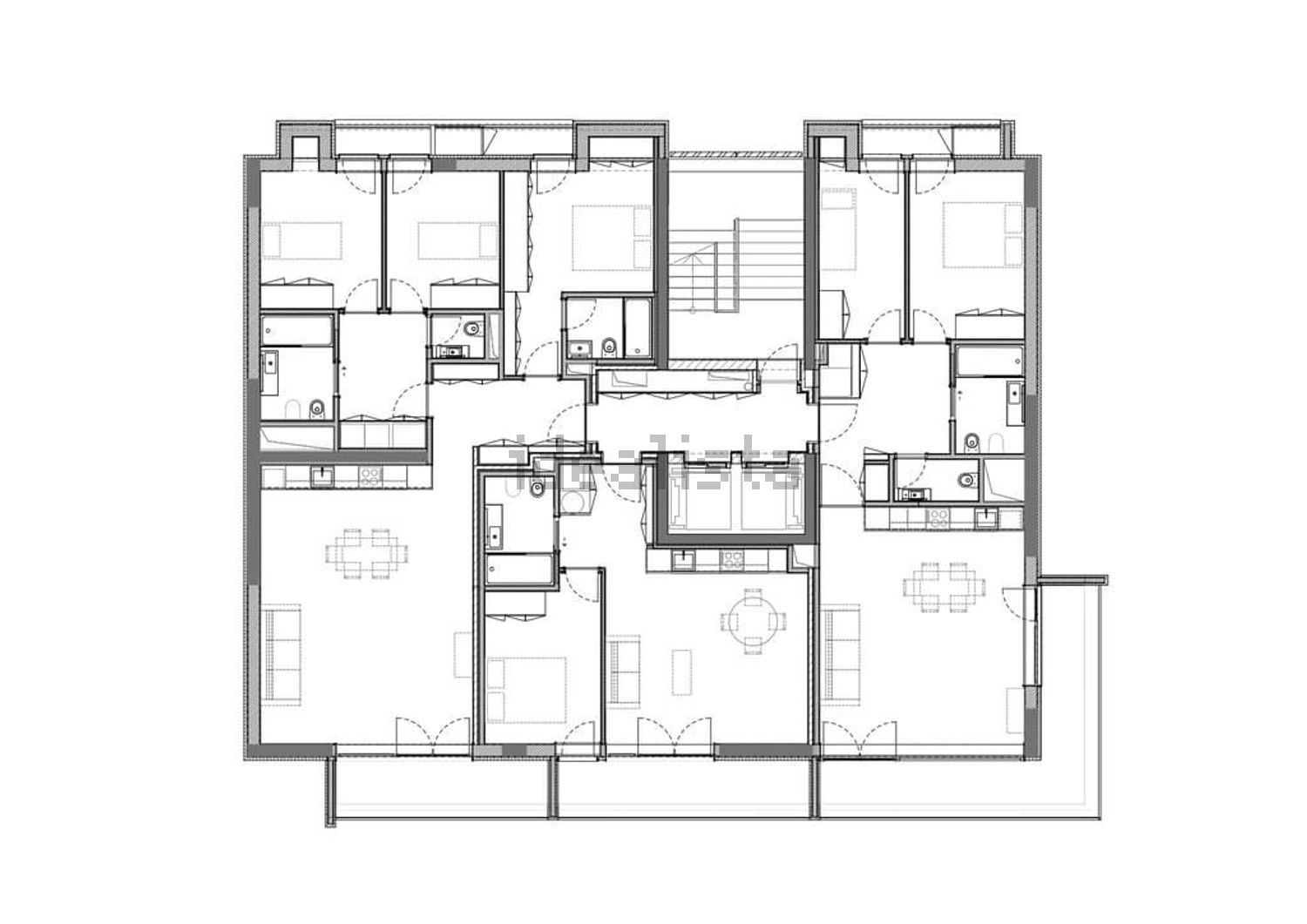 公寓 t3出售在Alto do Lumiar - Quinta das Conchas - Quinta do Lambert - 平面图