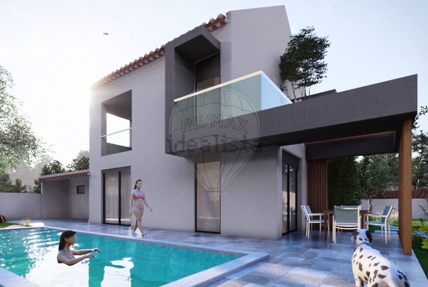 小楼房或独栋别墅出售Em552 - 游泳池