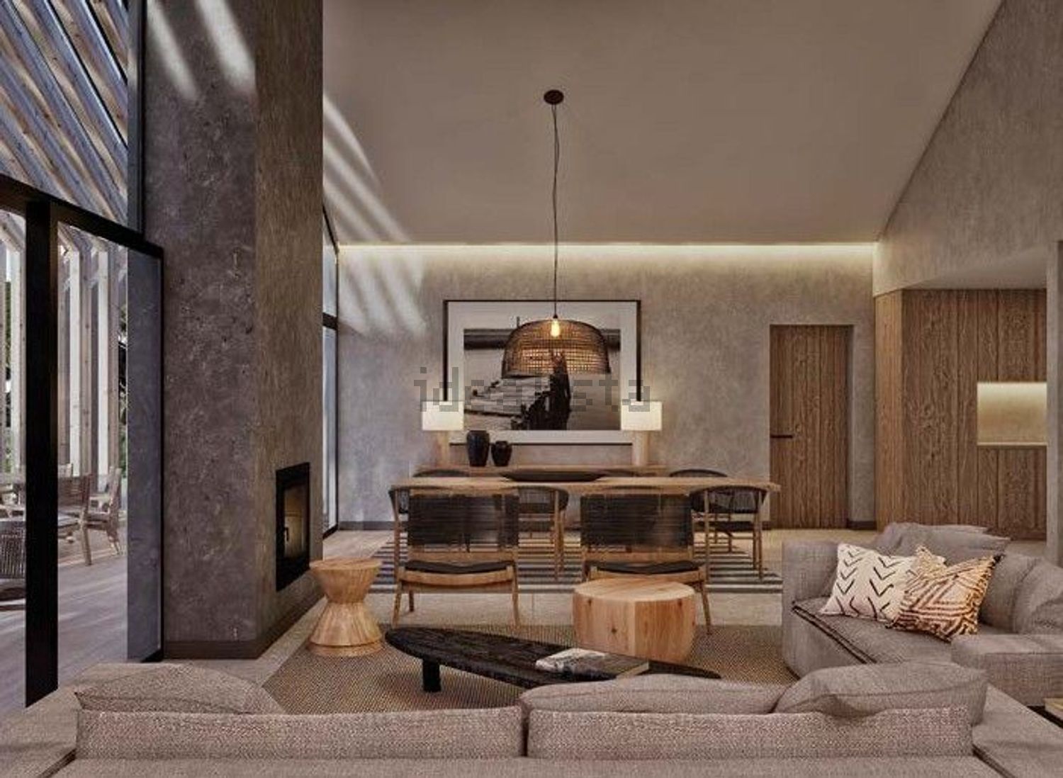 小楼房或独栋别墅出售在Grândola e Santa Margarida da Serra - 客厅