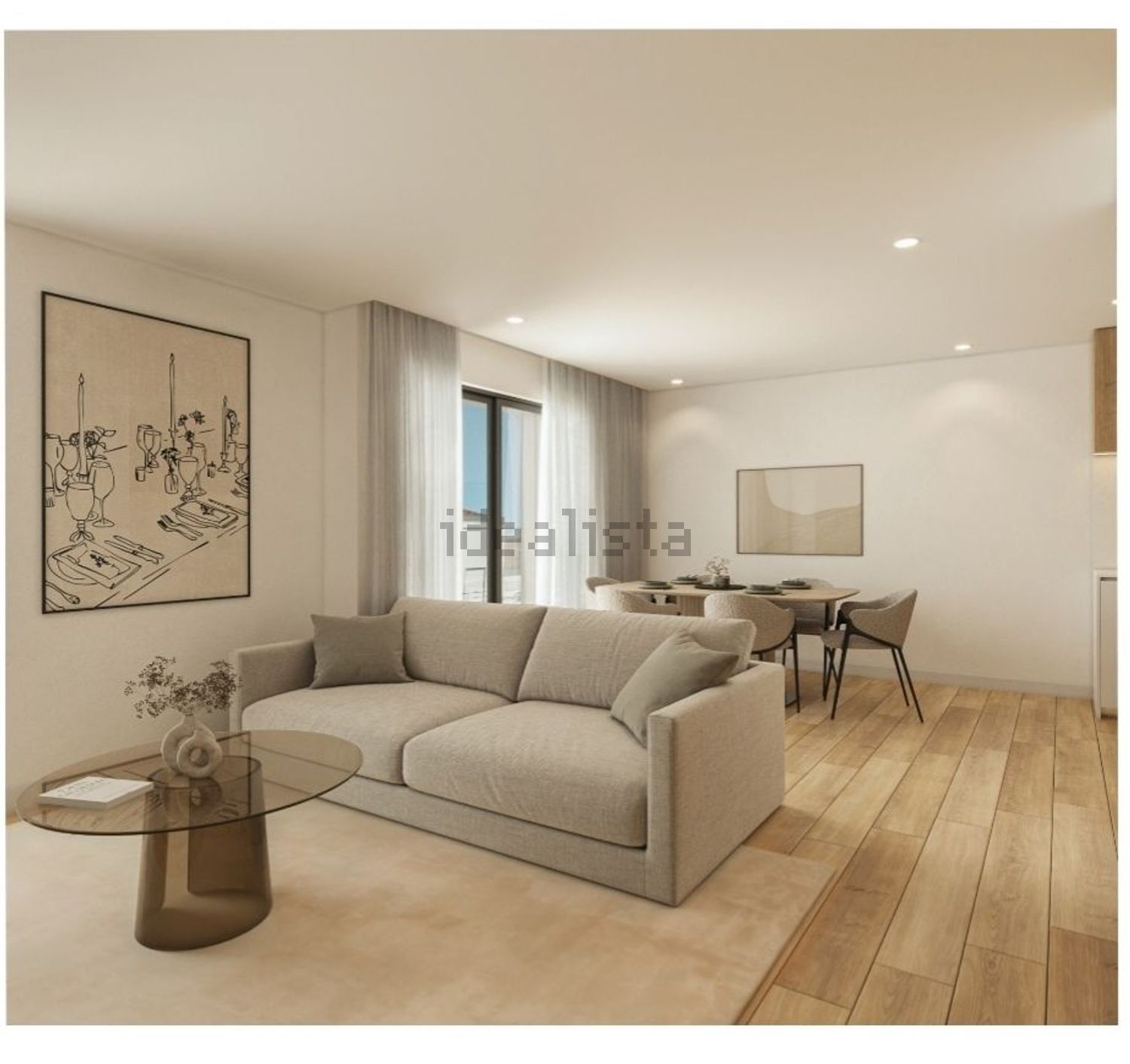 公寓 t2出售在Rua Eurico Rodrigues Lima, 3 a - 客厅