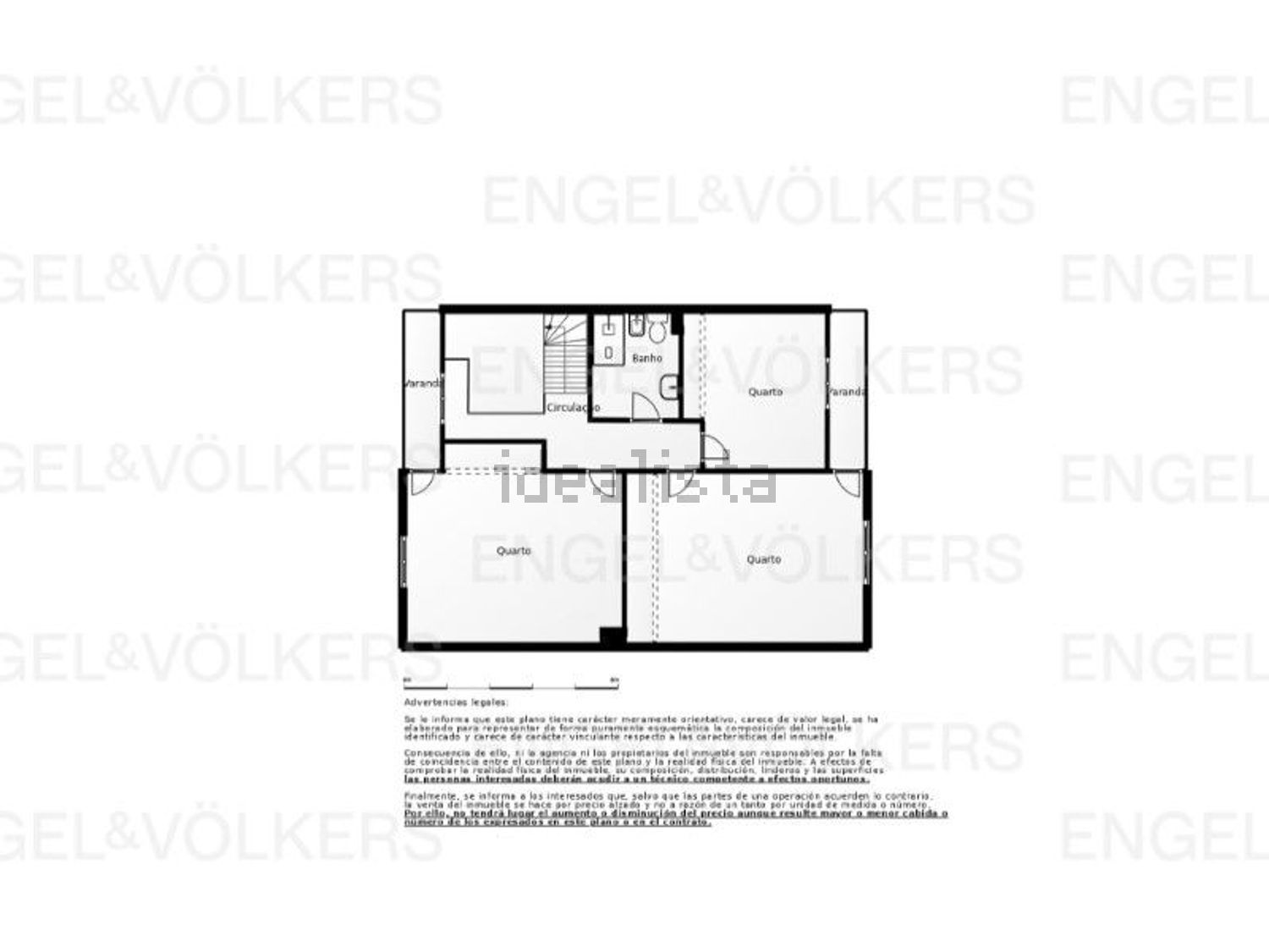 小楼房或独栋别墅出售在Moita - 平面图