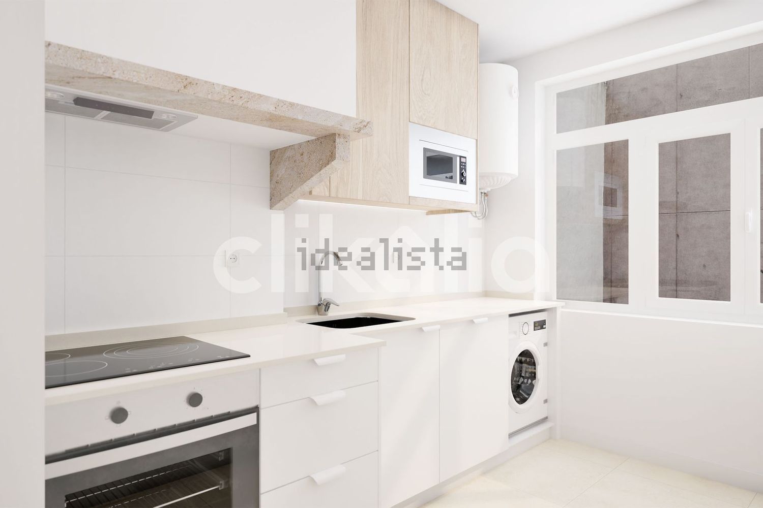 公寓 t1出售在Rua Comandante Sacadura Cabral - 厨房