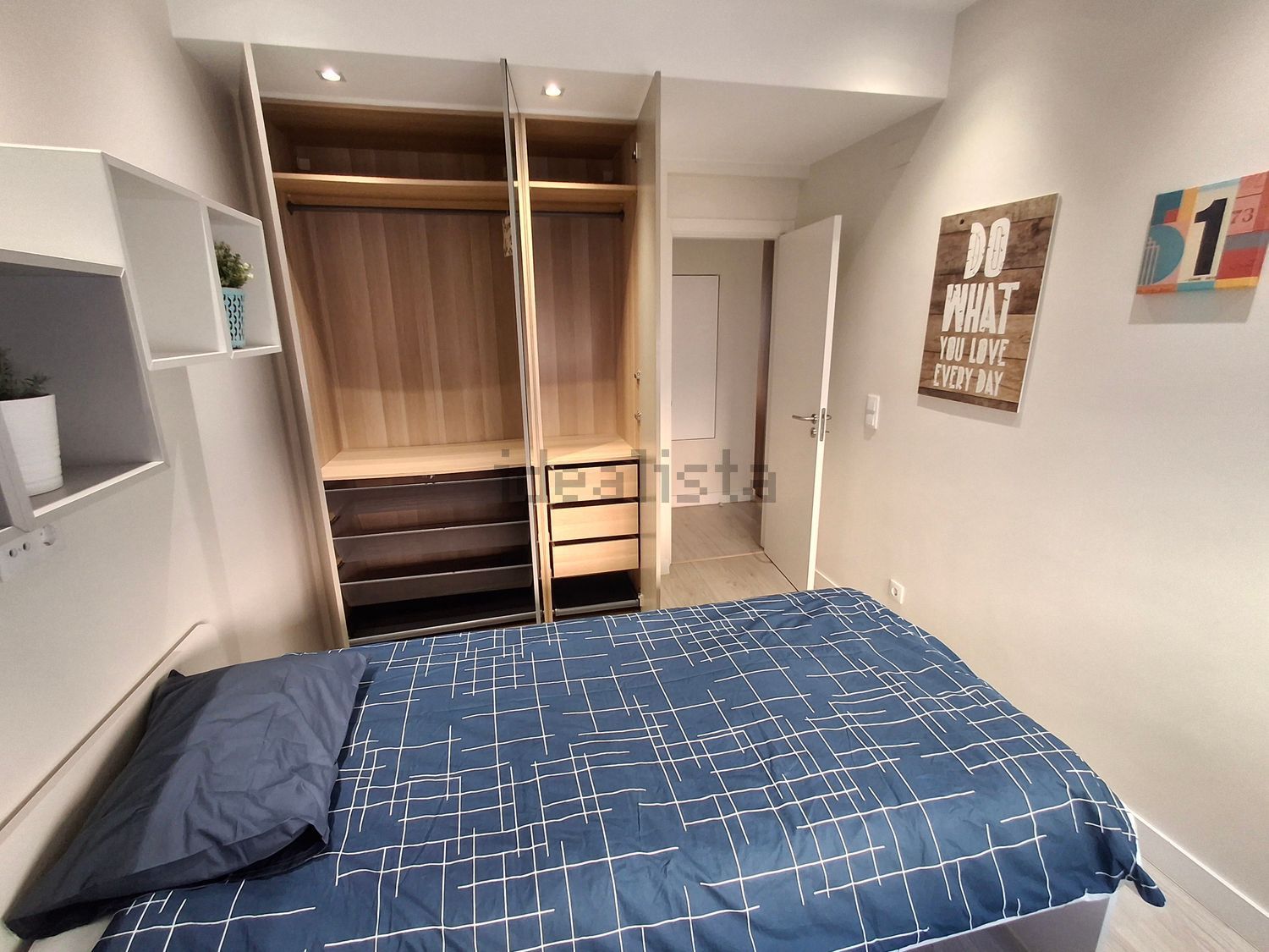 出租公寓 t2在Rua José Luís de Morais, 21 - 卧室