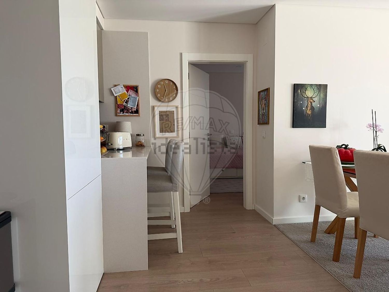 出租公寓 t1在Rua José Leiria Fernandes - 客厅