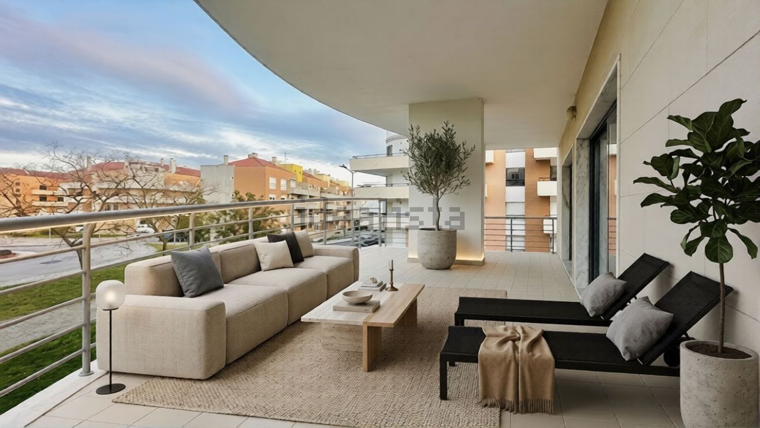 公寓 t4出售在Avenida Natália Correia - 阳台