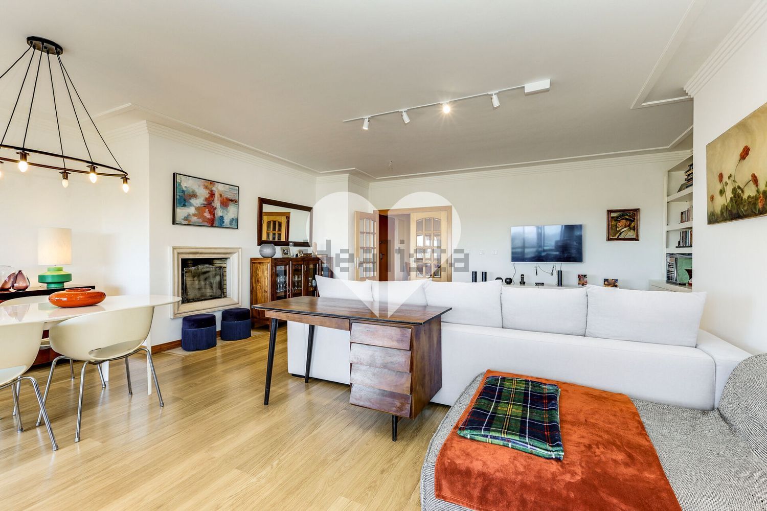 公寓 t2出售在Belas Clube Campo - 客厅