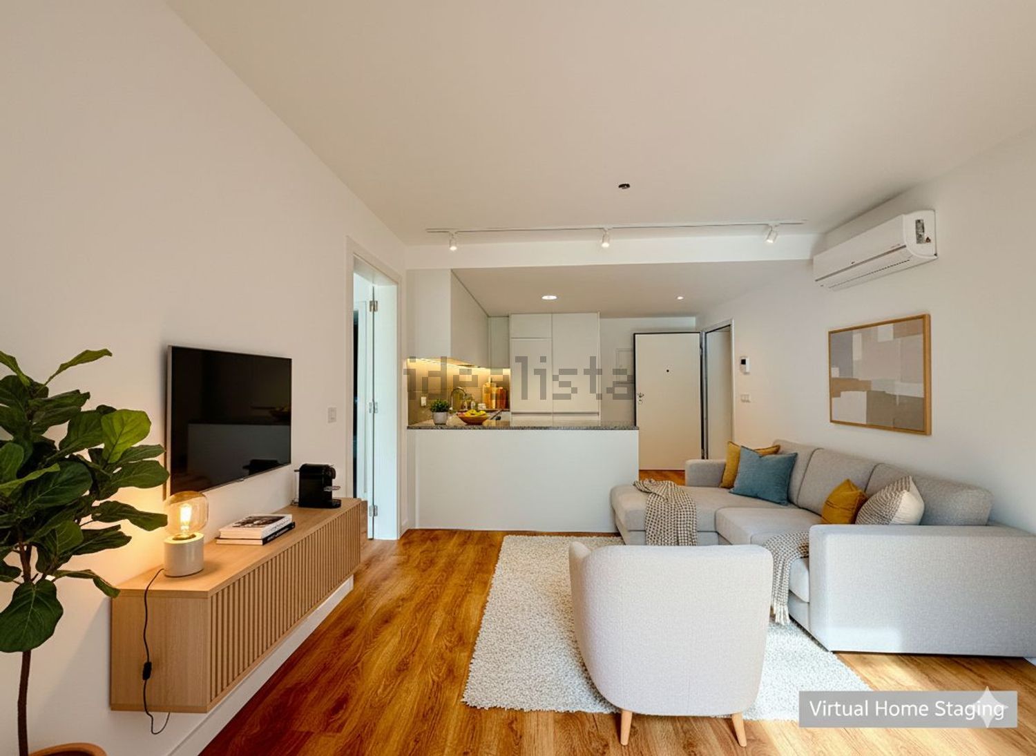 出租公寓 t1在Rua Artur Ferreira da Silva - 客厅