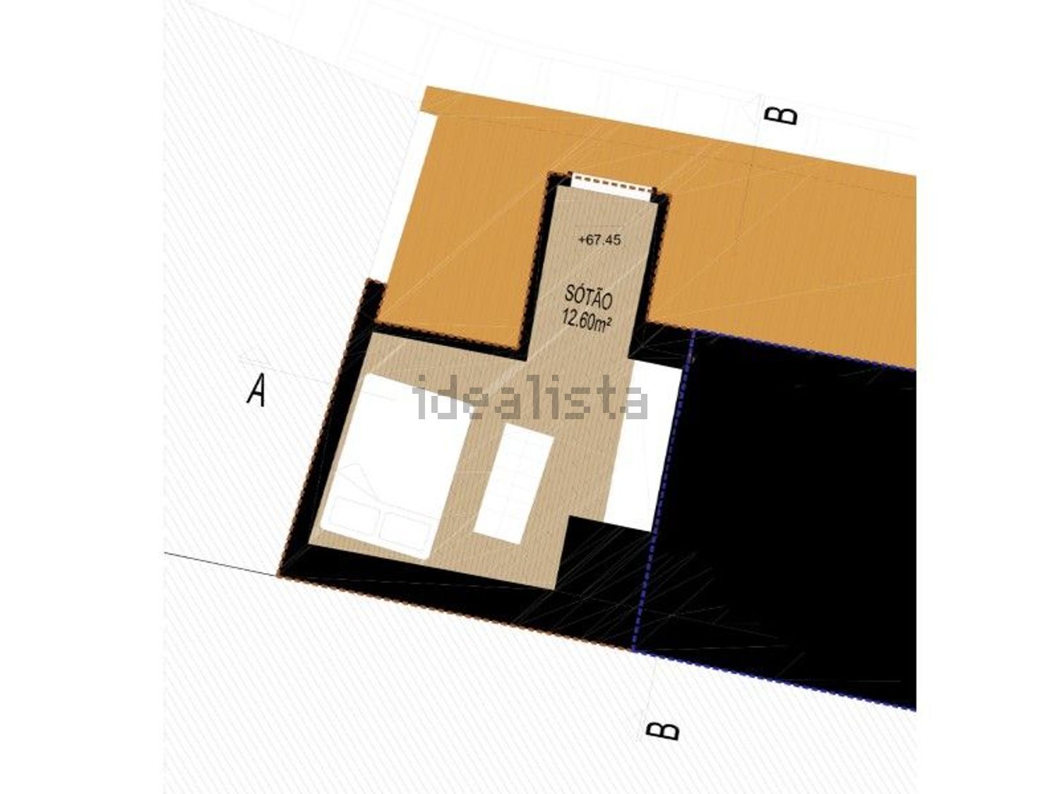 公寓 t2出售在Rua São Tomé - 平面图