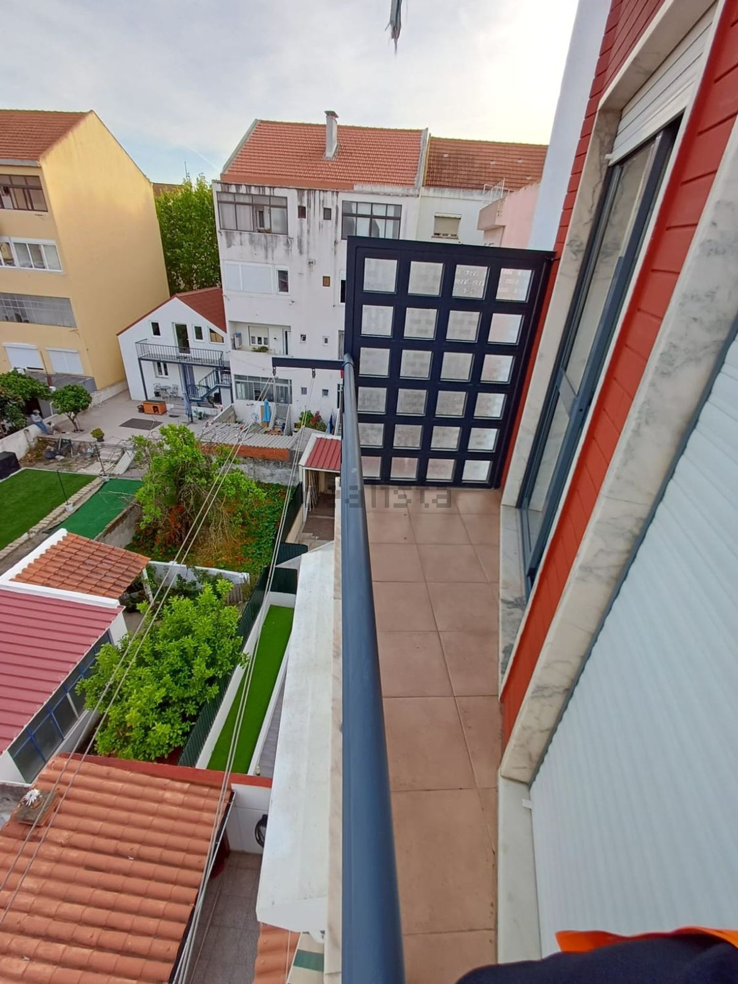 出租公寓 t3在Rua Mouzinho de Albuquerque, 27 - 露台