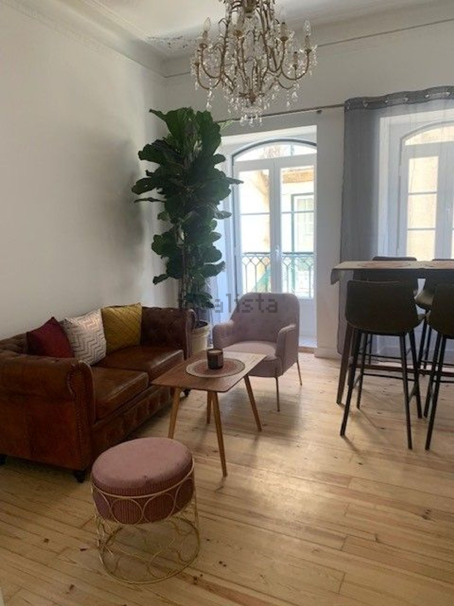 出租公寓 t1在Rua Pedro Dias, 9 - 客厅