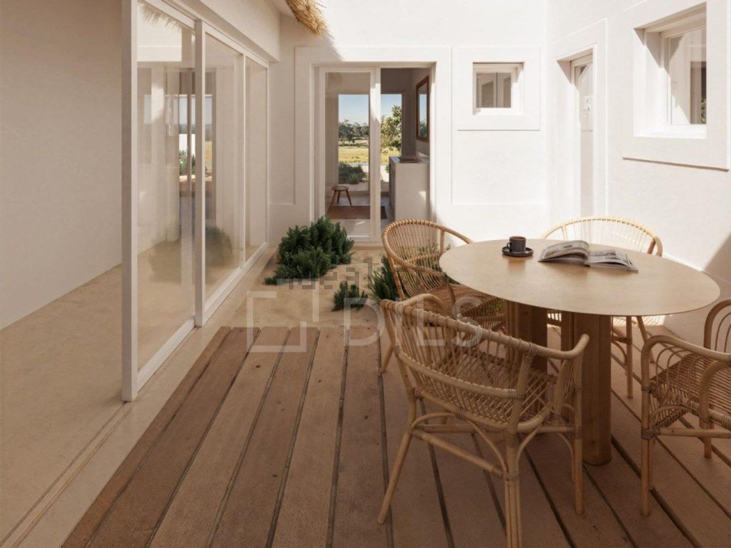 小楼房或独栋别墅出售在Rua do Pinhal - 阳台