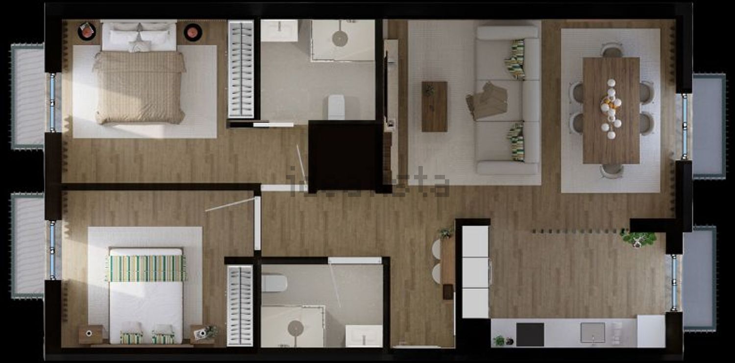 公寓 t2出售在Avenida Augusto Pereira Machado, 8 - 平面图