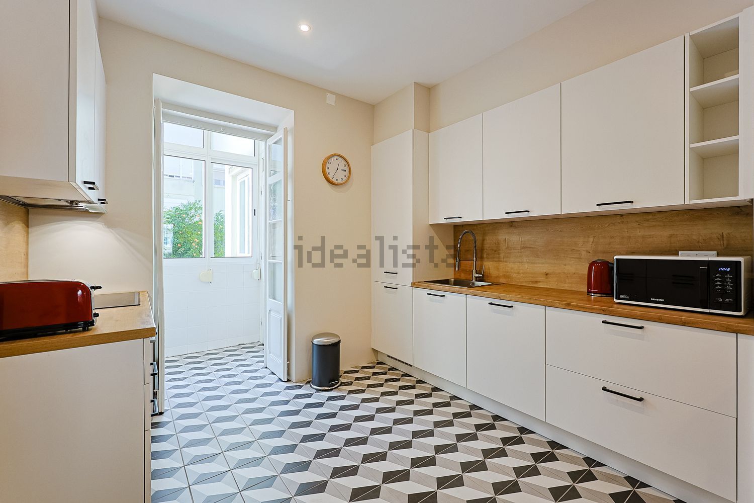 出租公寓 t1在Rua Martins Sarmento - 厨房