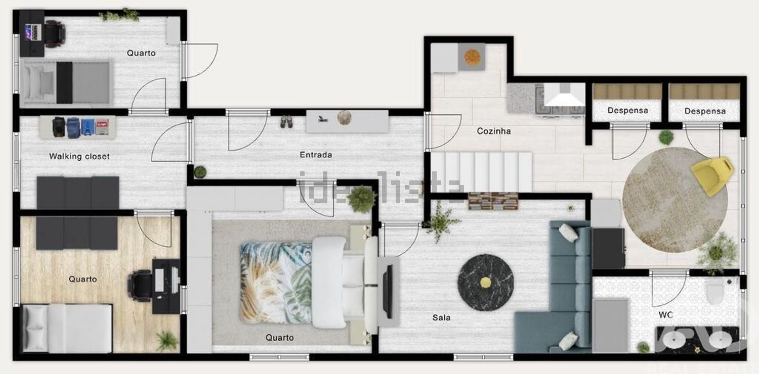 公寓 t4出售在Almada - 平面图