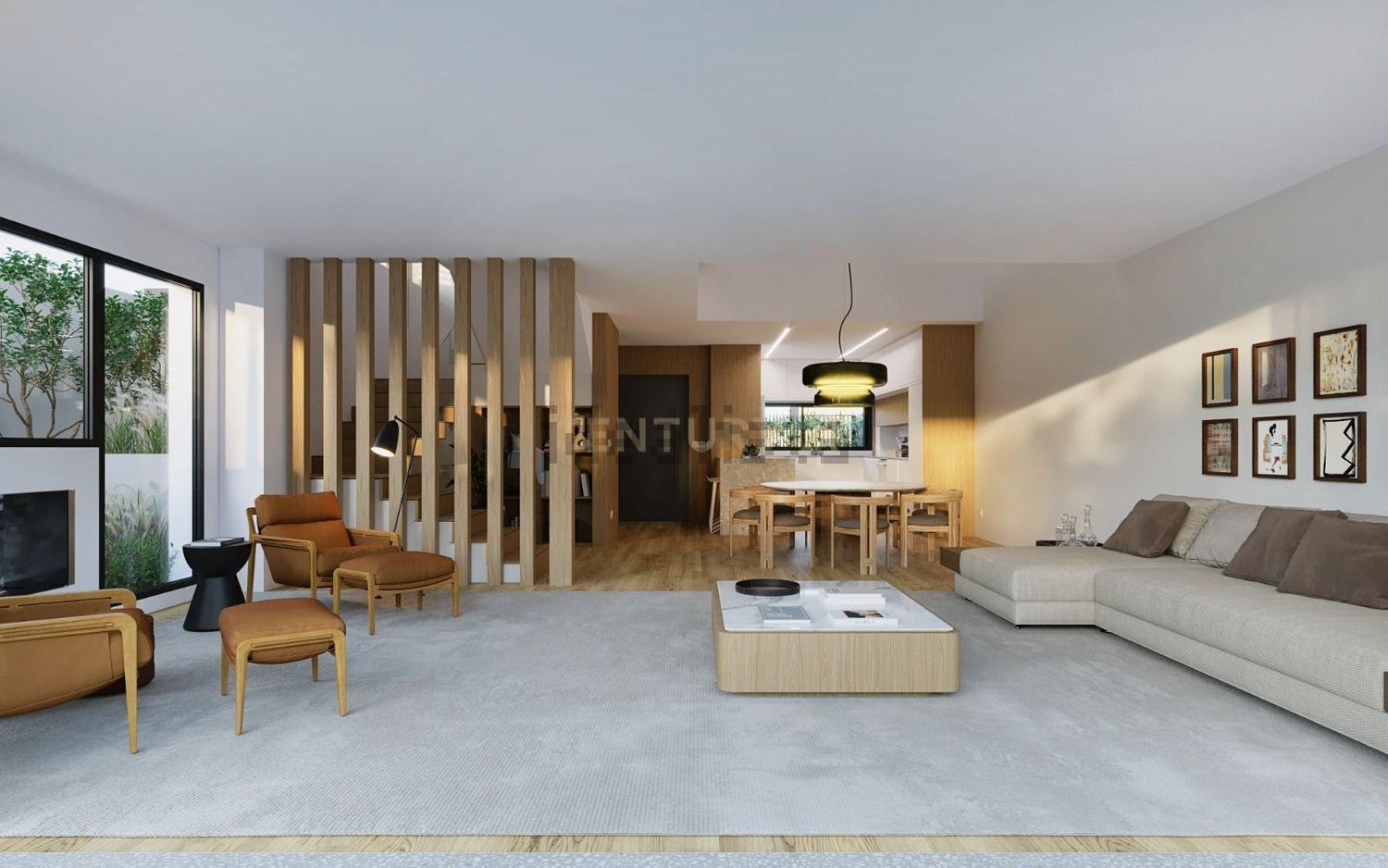 小楼房或独栋别墅出售在Rua Capitão Salgueiro Maia - 客厅