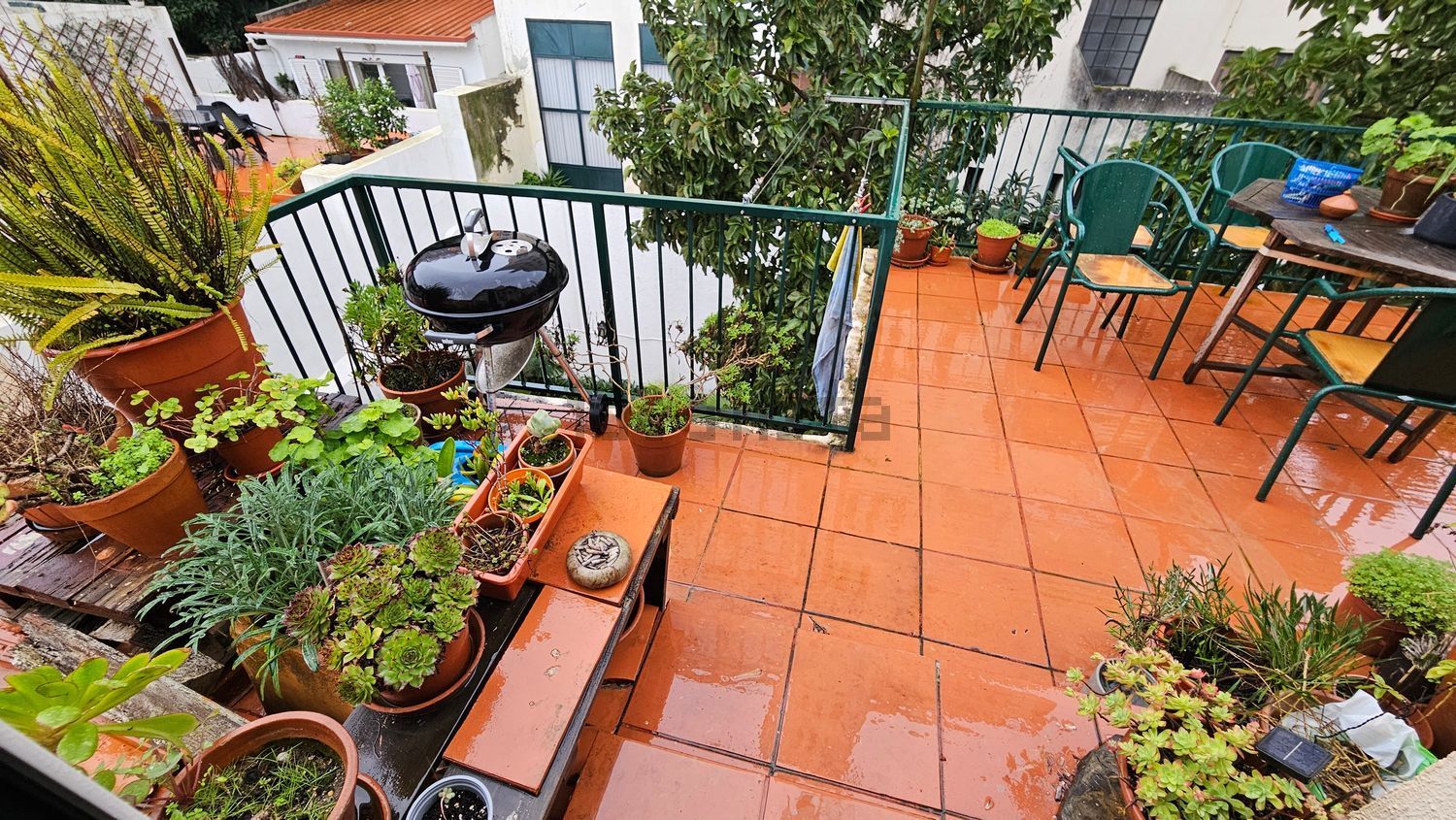 出租公寓 t2在Rua da Glória - 阳台