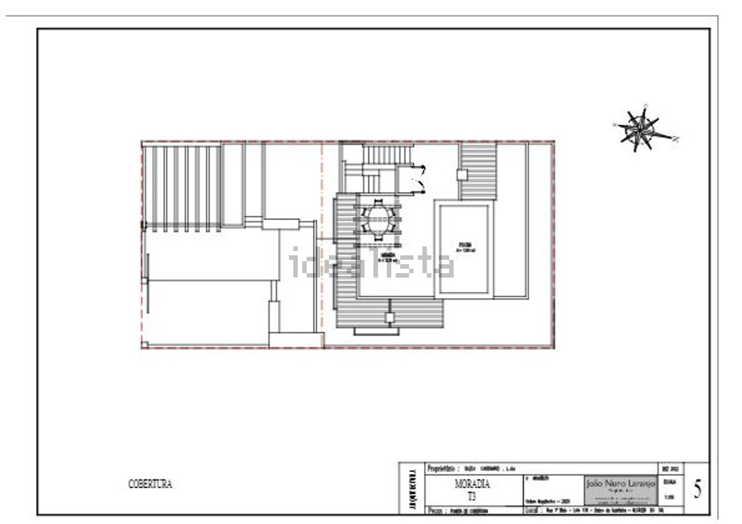 双拼别墅出售在Bairro da Quintinha - 平面图