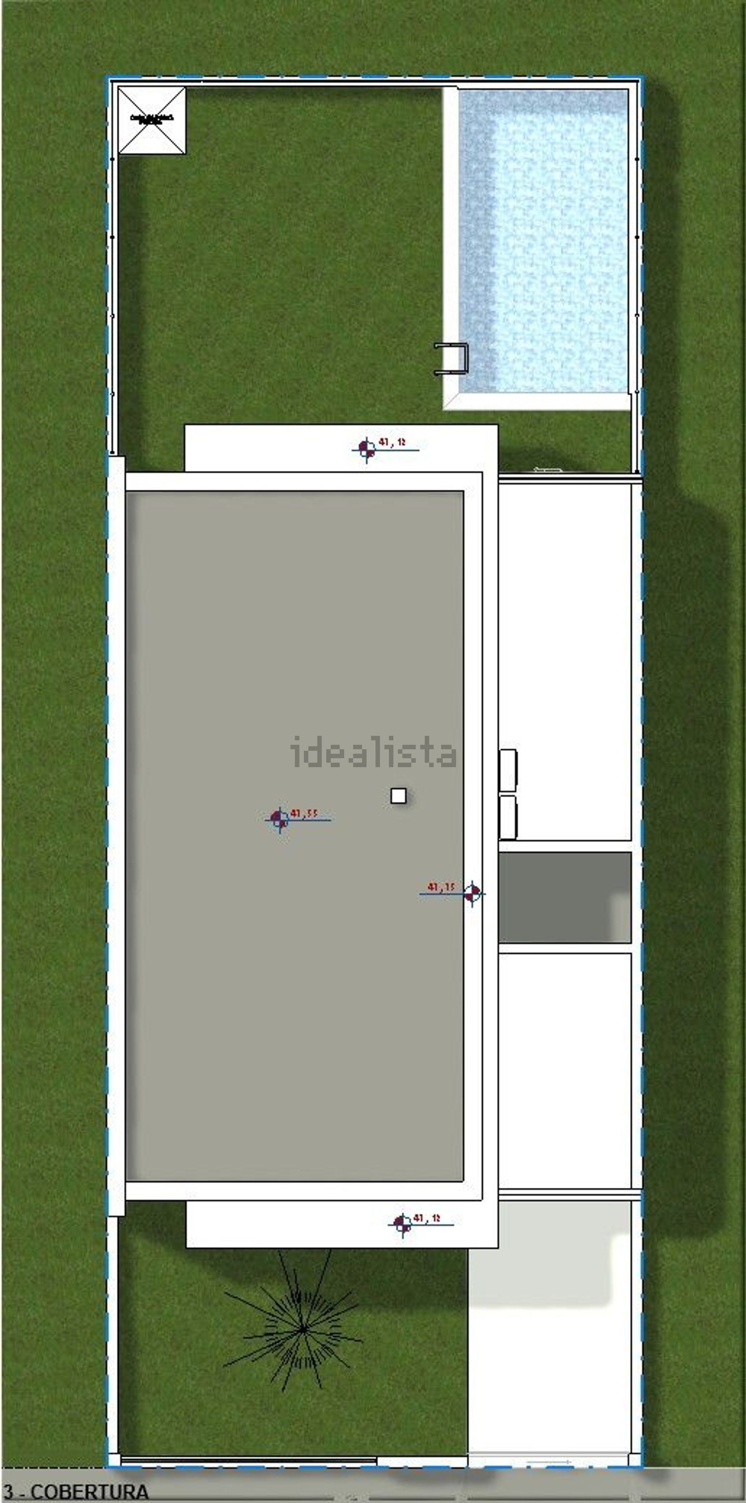 双拼别墅出售在Alameda de São Pedro - 平面图