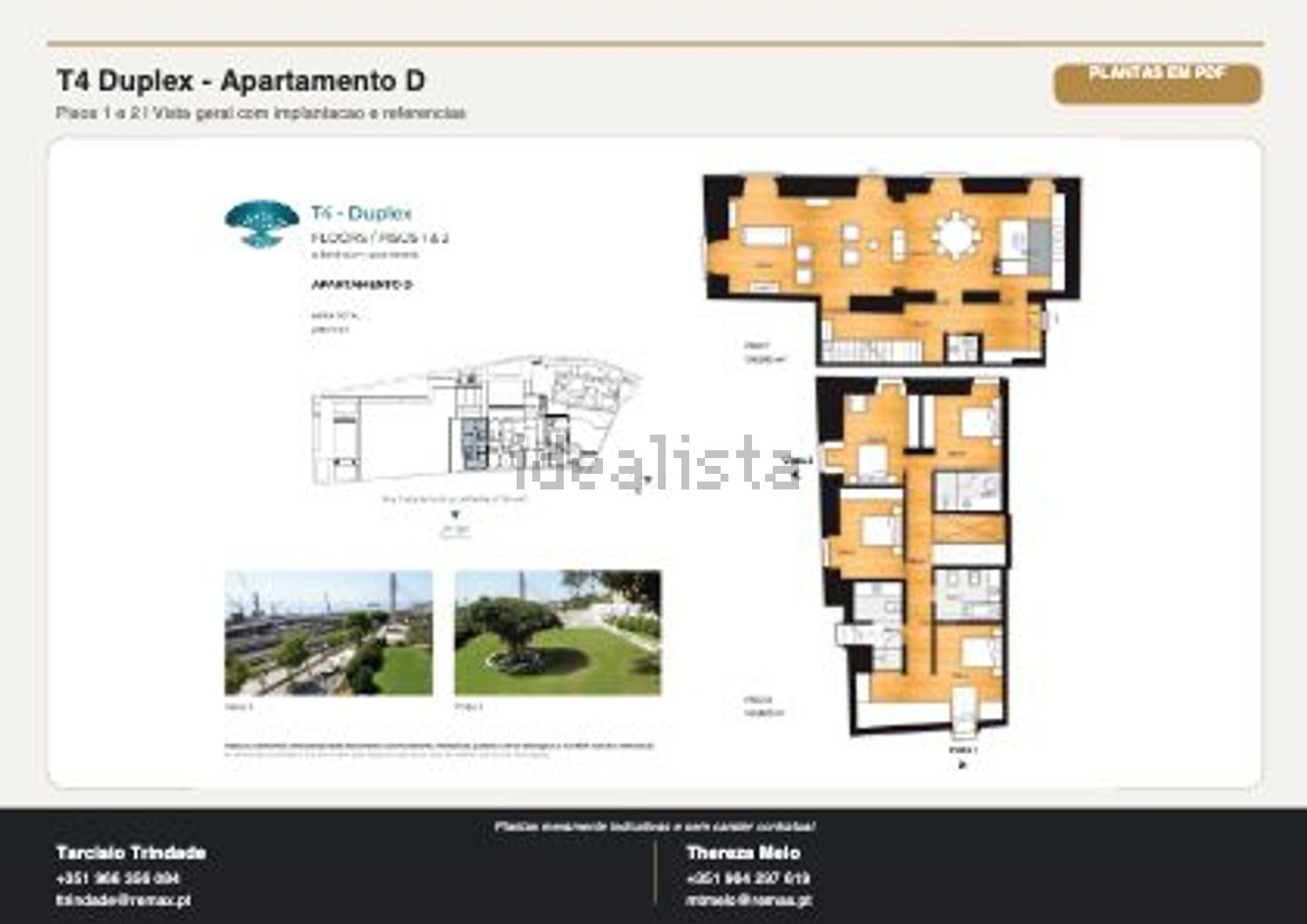 出租复式公寓Calçada da Cruz da Pedra - 平面图
