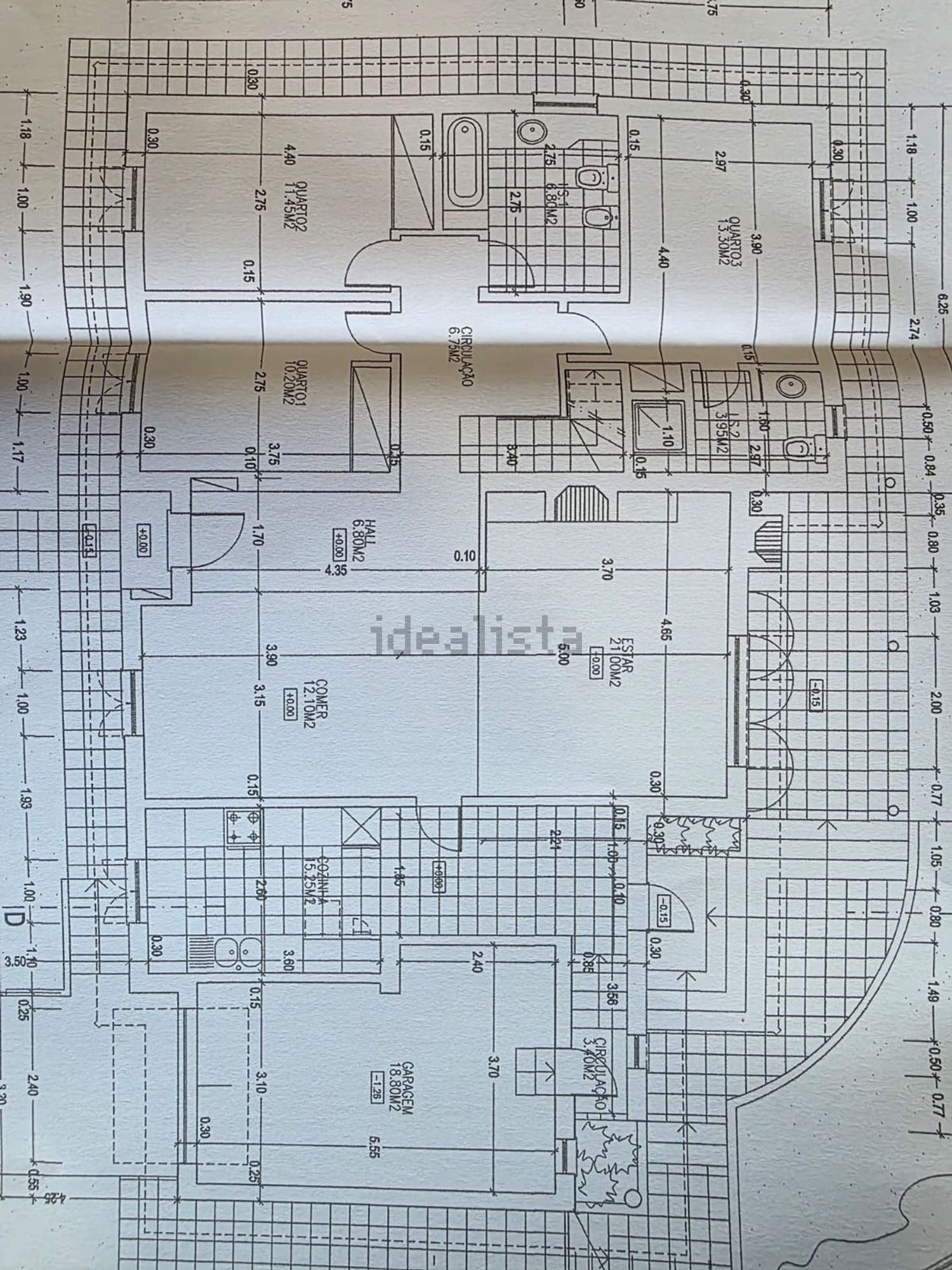 小楼房或独栋别墅出售在Rua da Encosta de São Silvestre, 21 - 平面图