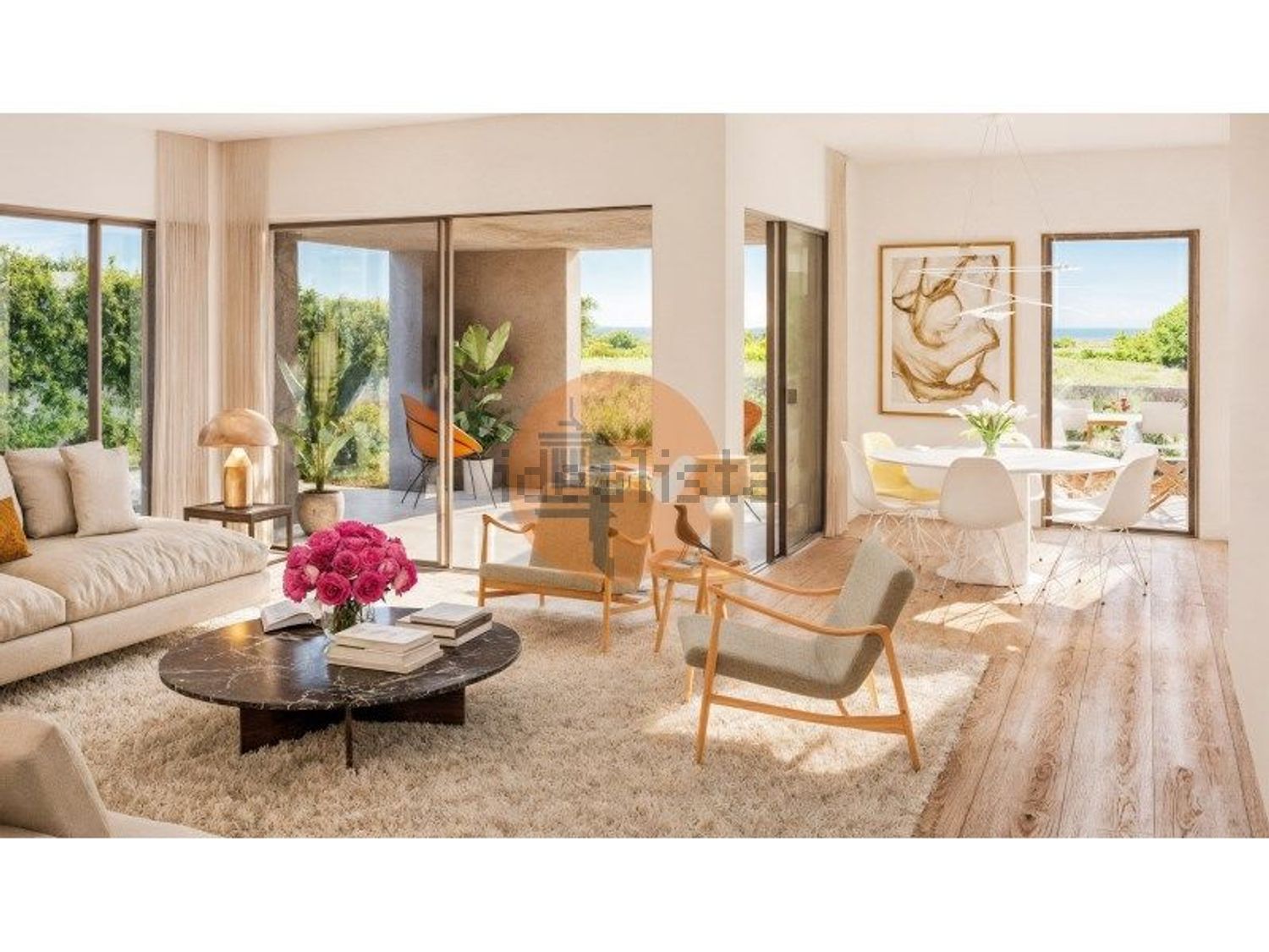 小楼房或独栋别墅出售在Caparica e Trafaria - 客厅