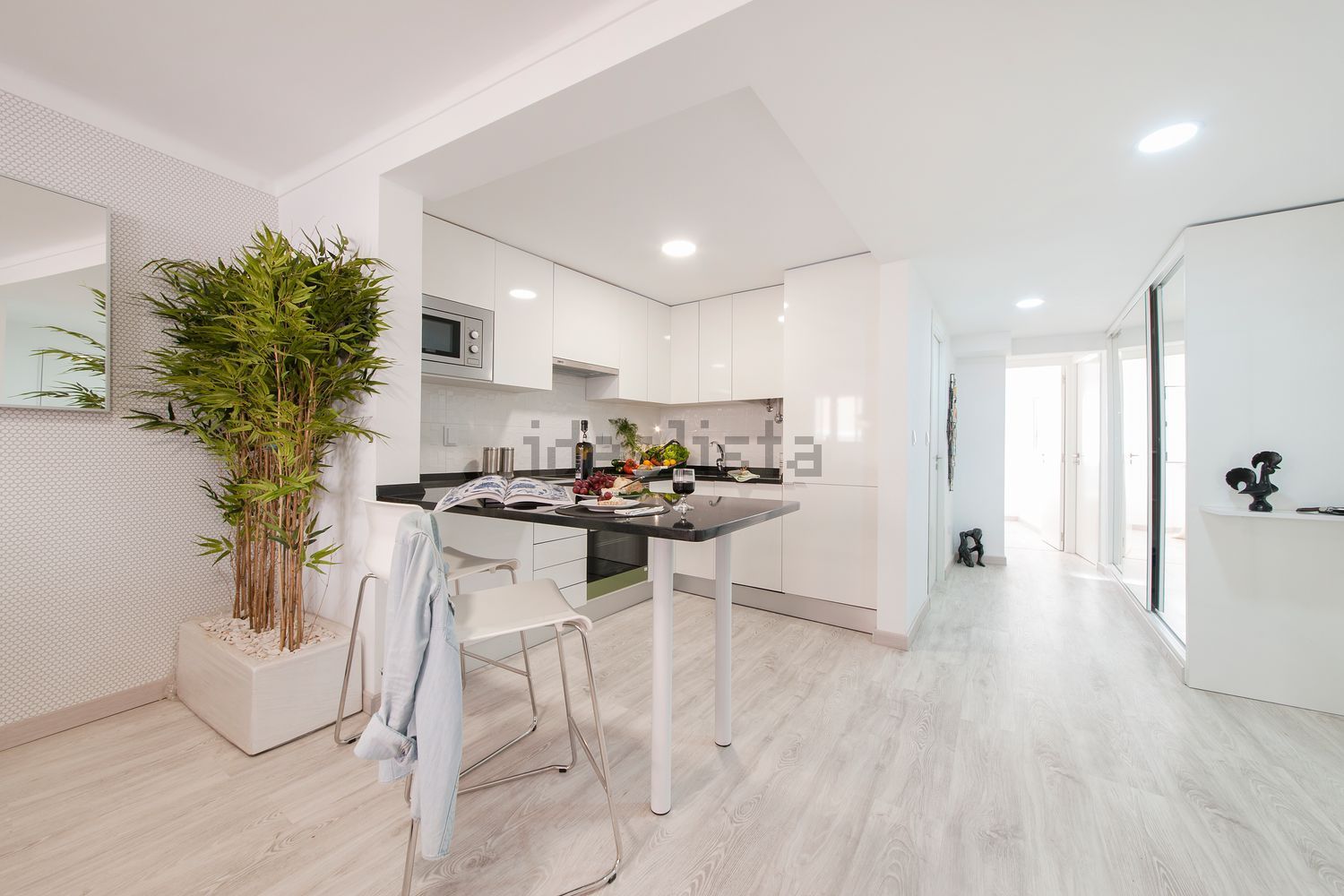 出租公寓 t2在Rua da Fé, 11 - 厨房