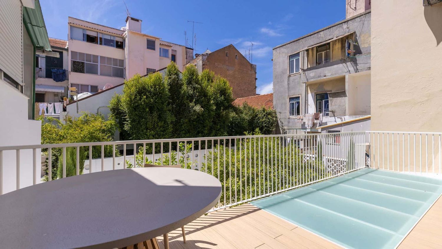 出租公寓 t2在Rua Afonso Annes Penedo, 14 - 游泳池