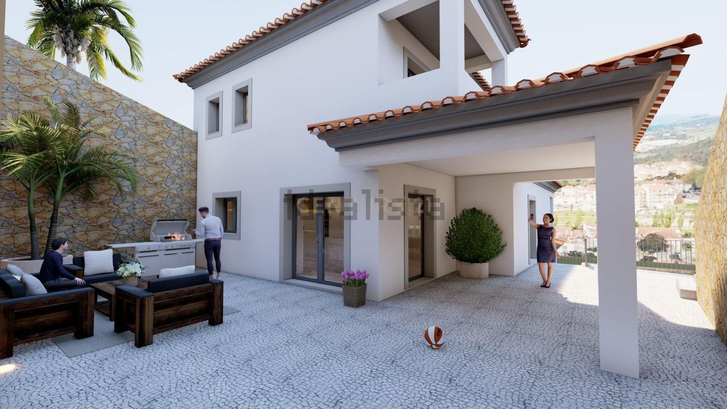 小楼房或独栋别墅出售在Rua Major António Pereira de Almeida s/n - 外立面