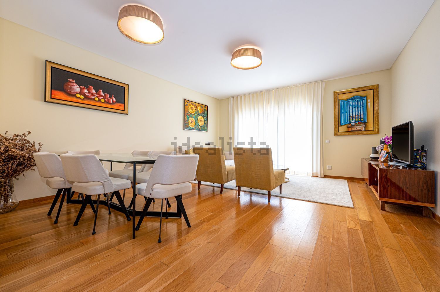 出租公寓 t3在Rua Professor Dias Valente, 291 - 客厅