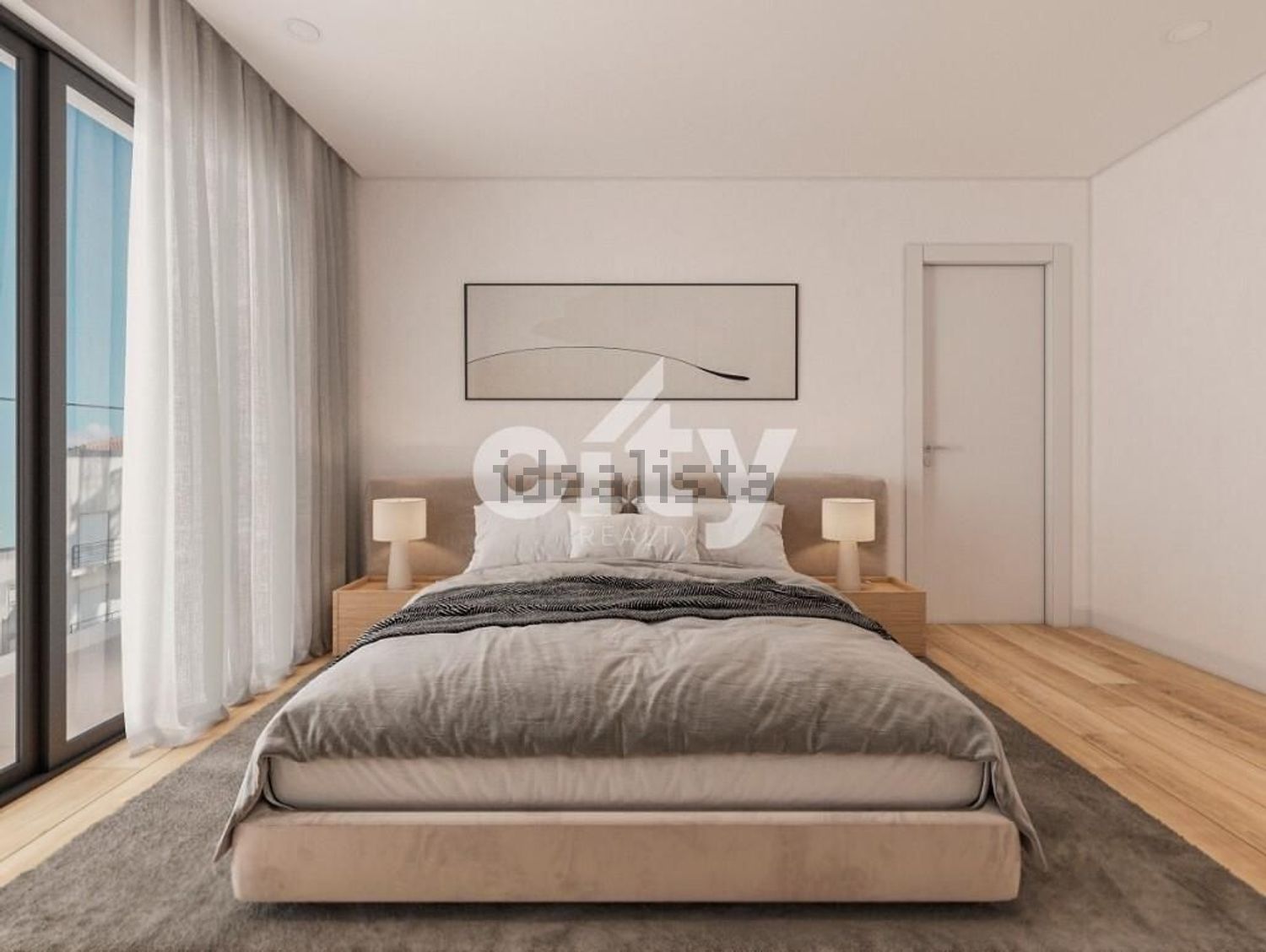 公寓 t2出售在Rua Eurico Rodrigues Lima, 3 a - 卧室