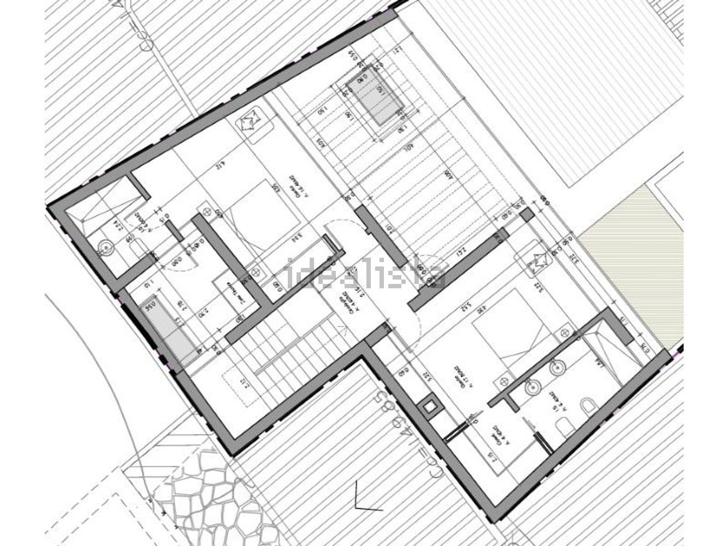 小楼房或独栋别墅出售在Santo Isidoro - 平面图