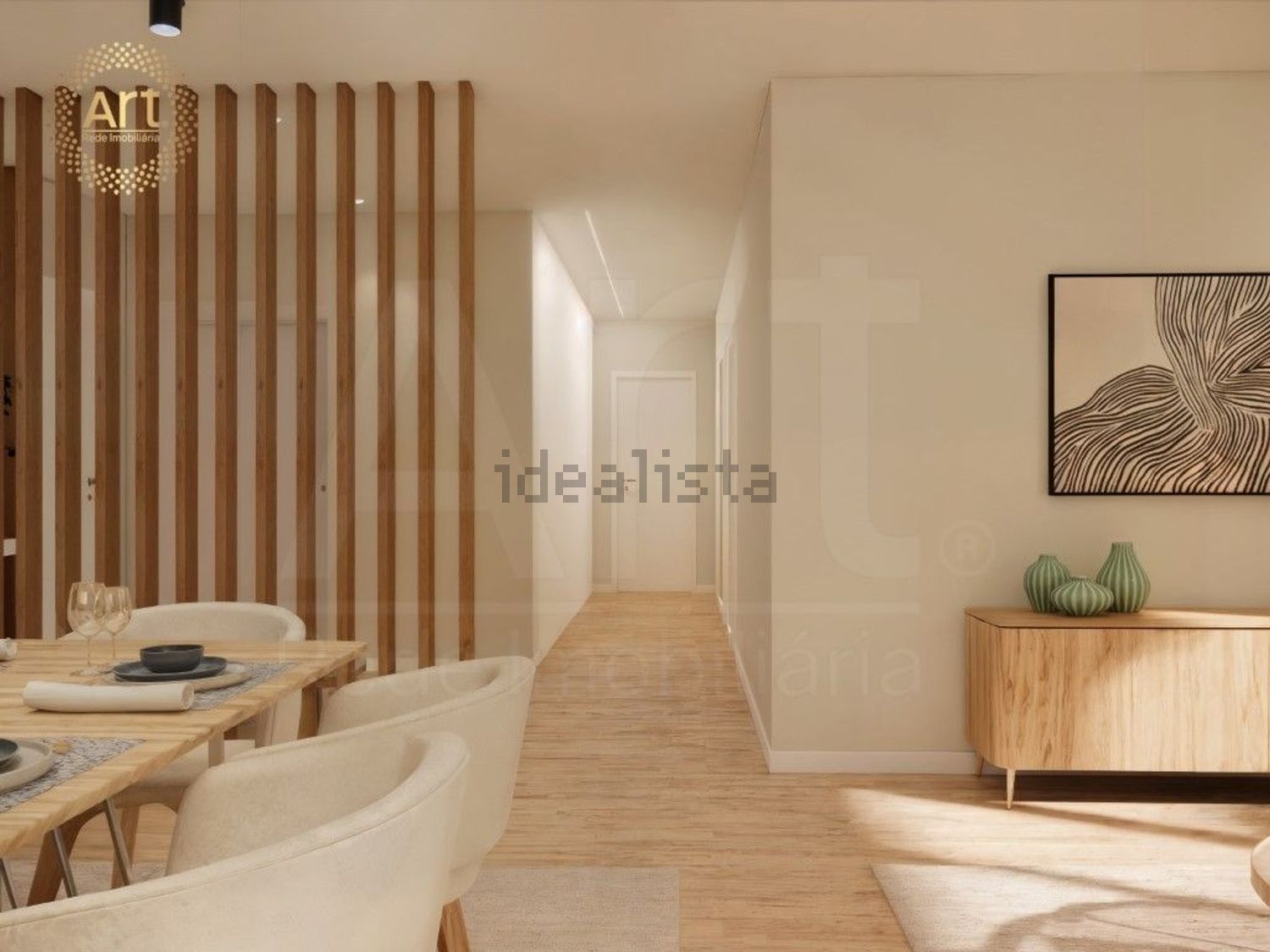 小楼房或独栋别墅出售在Avenida Principal - 过道