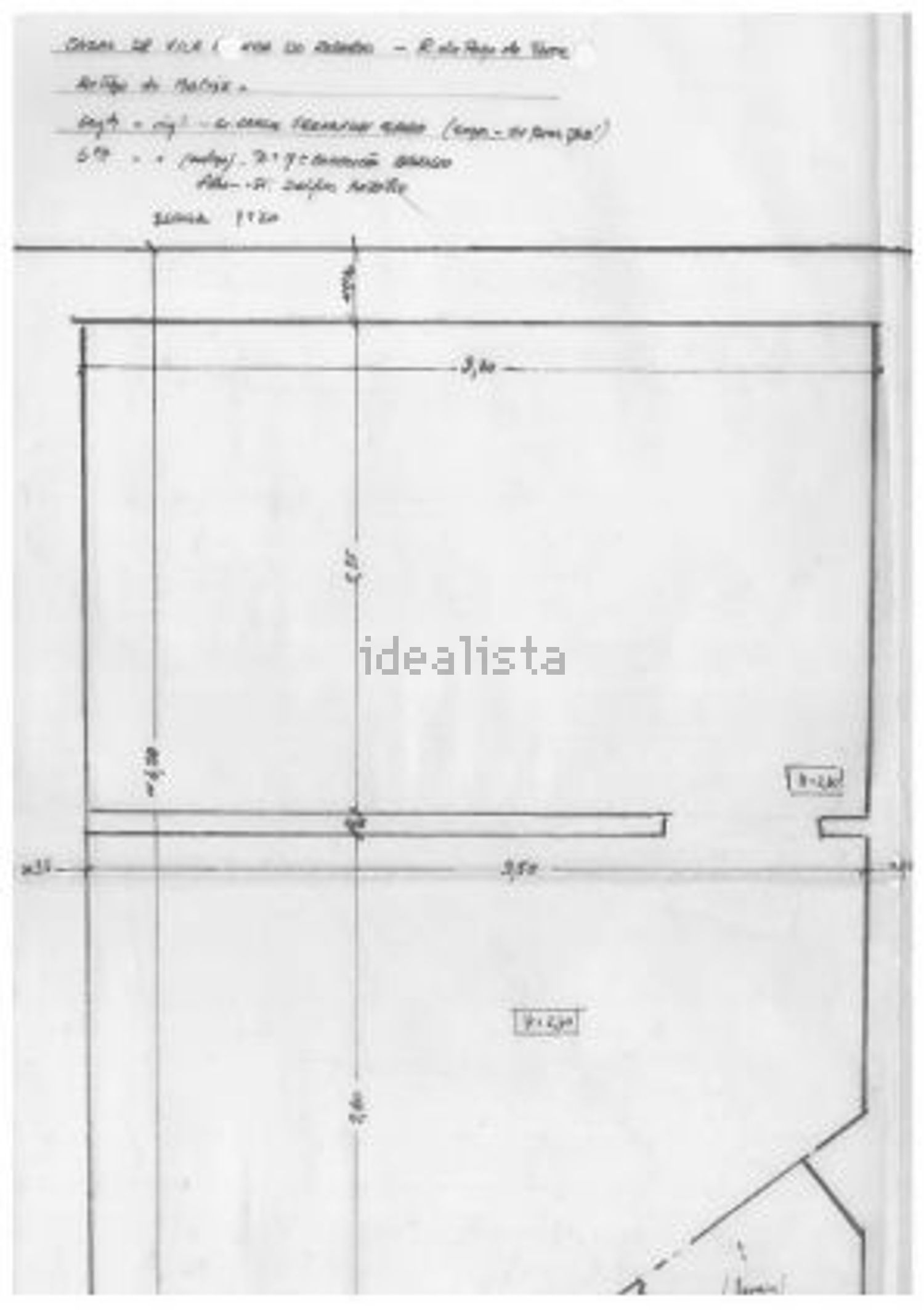 小楼房或独栋别墅出售在Rua Poço da Torre - 平面图
